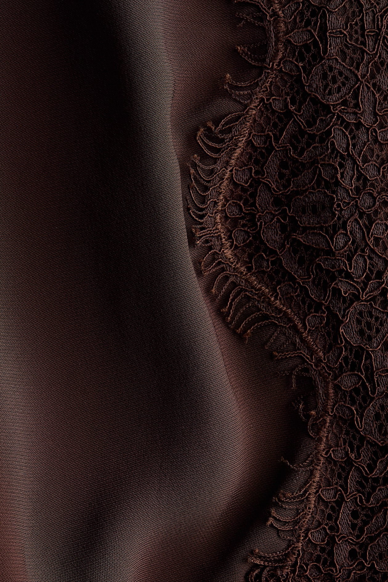 Lace-Trimmed Viscose Top - image 2