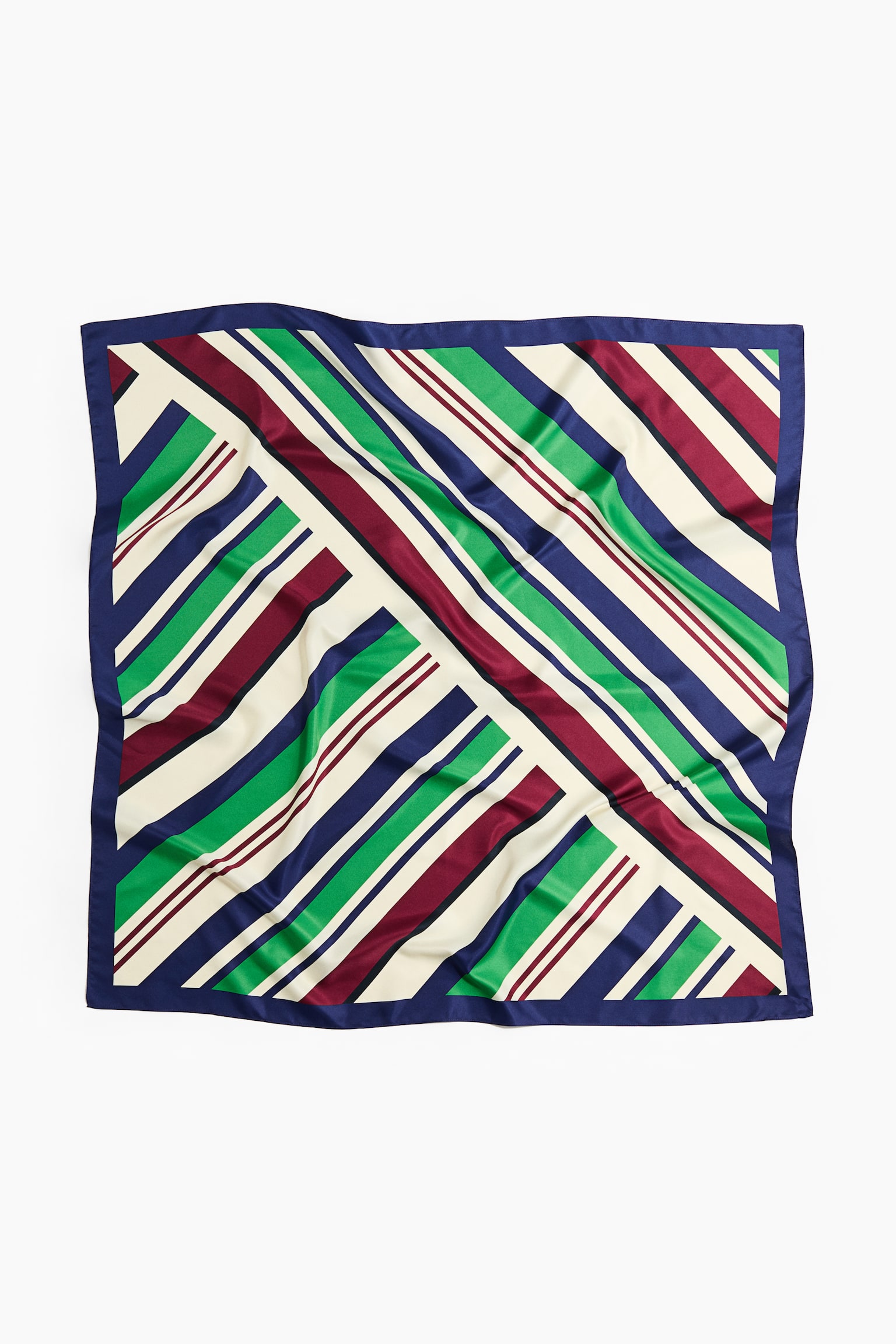 צעיף עם דוגמה - כחול כהה/בורדו/ירוק/כחול עז/קשרים/ירוק חאקי/דוגמה/כחול נייבי/דוגמה/בז' בהיר/תכלת/חום/תכלת פסים - 2