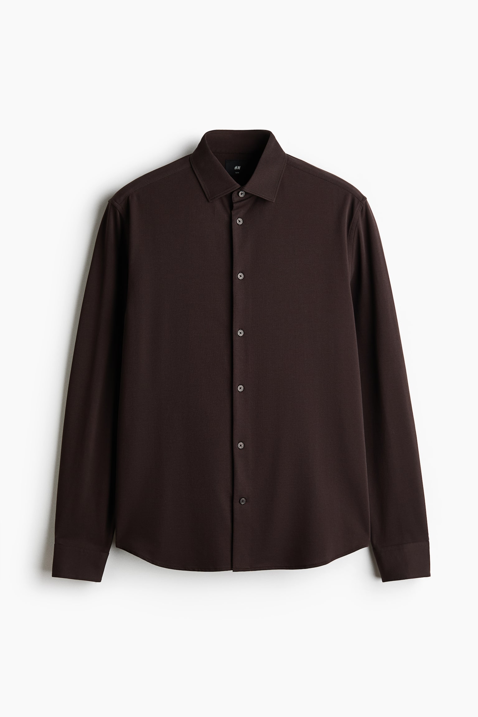 Košulja Four-Way Stretch Slim Fit - Dark brown/Kaki zelena/Crna/Bela/Svetloplava/pruge/Svetloplava