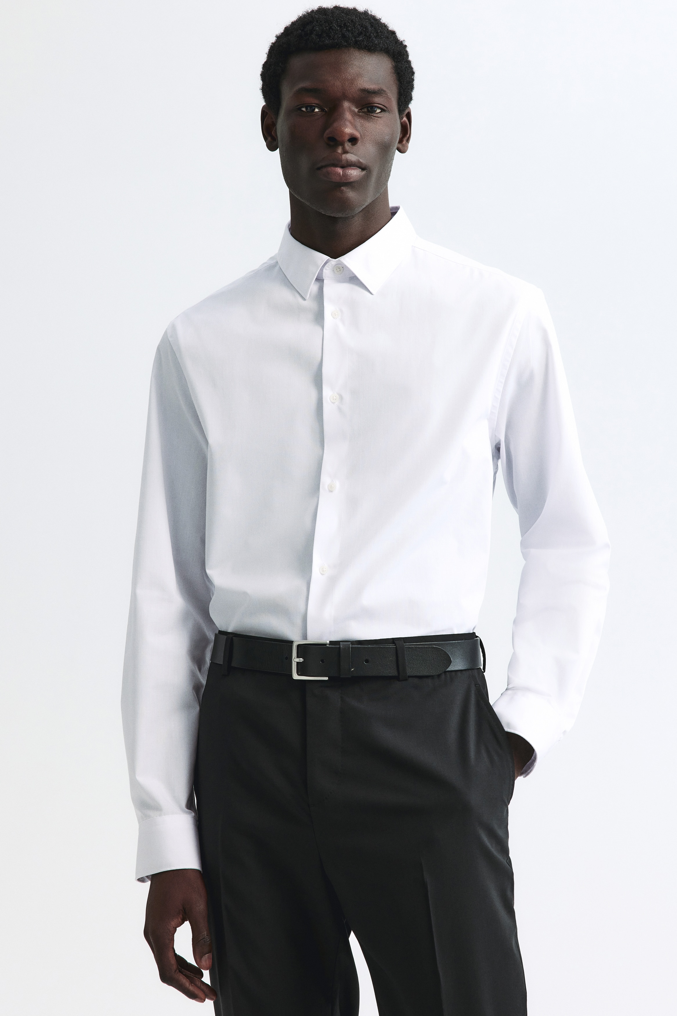 Slim Fit Easy-iron Shirt from H&M - $19.99