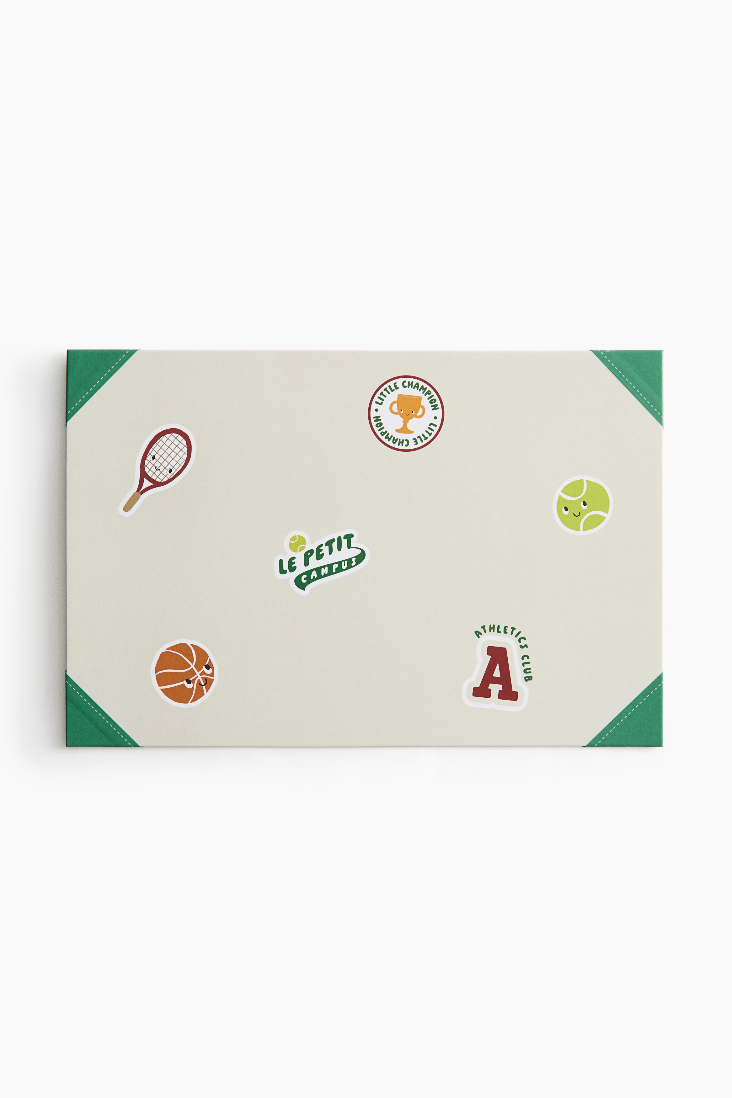 Patterned desk pad