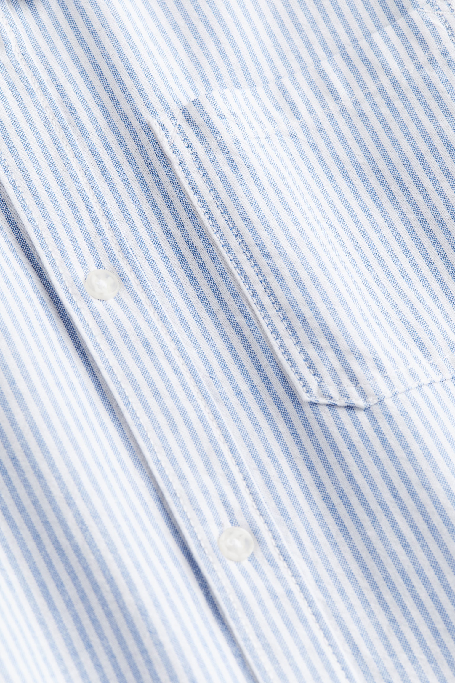 Cotton Shirt - Light blue/Stripe/White - 2