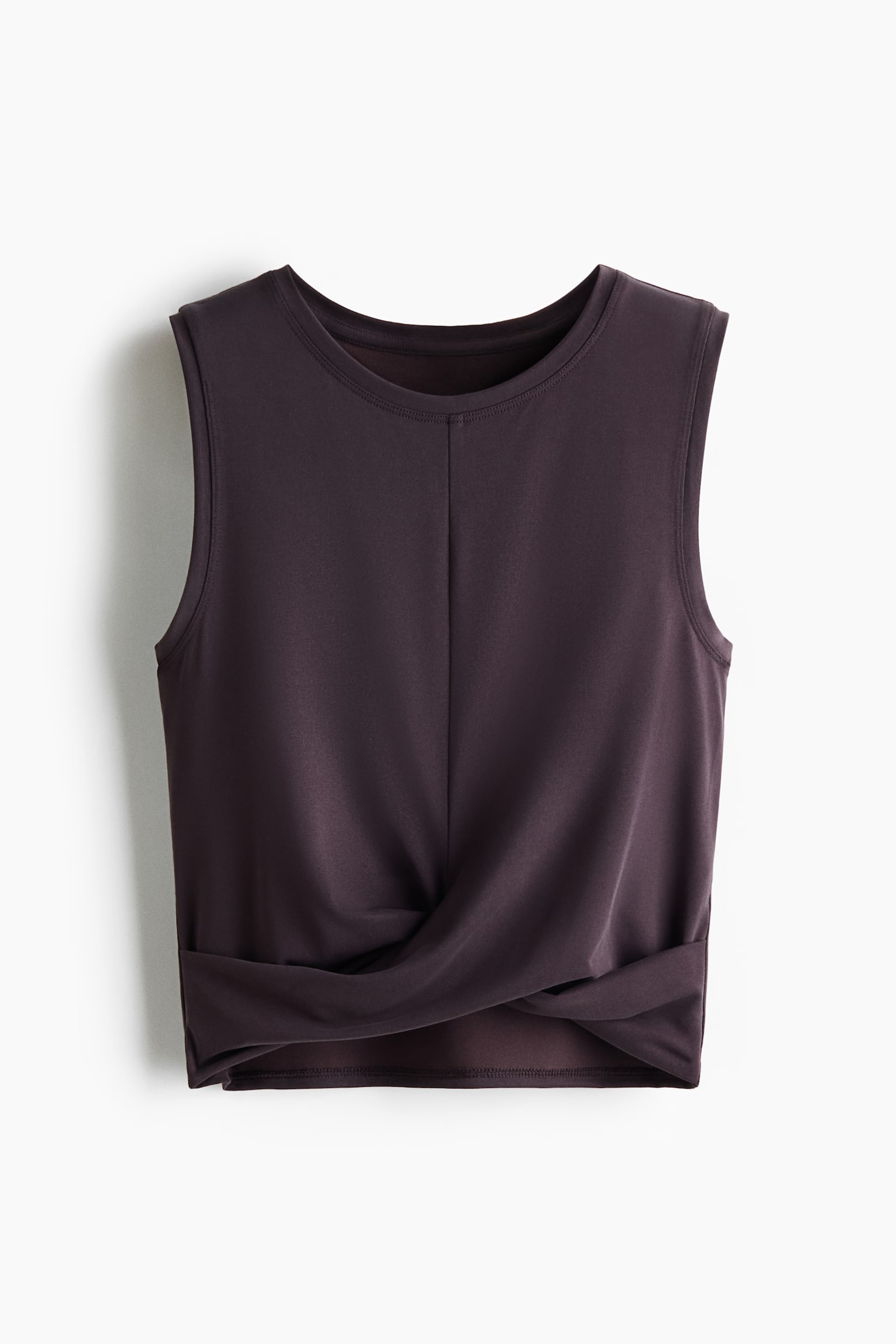 Αμάνικη αθλητική μπλούζα Slim Fit - Δαμασκηνί/Μουντό ανοιχτό λιλά/Ανοιχτό καστανοκόκκινο - 1