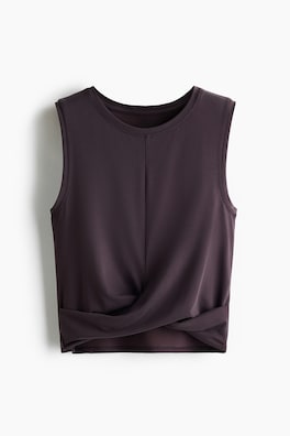 Träningstopp med vriden detalj Slim Fit
