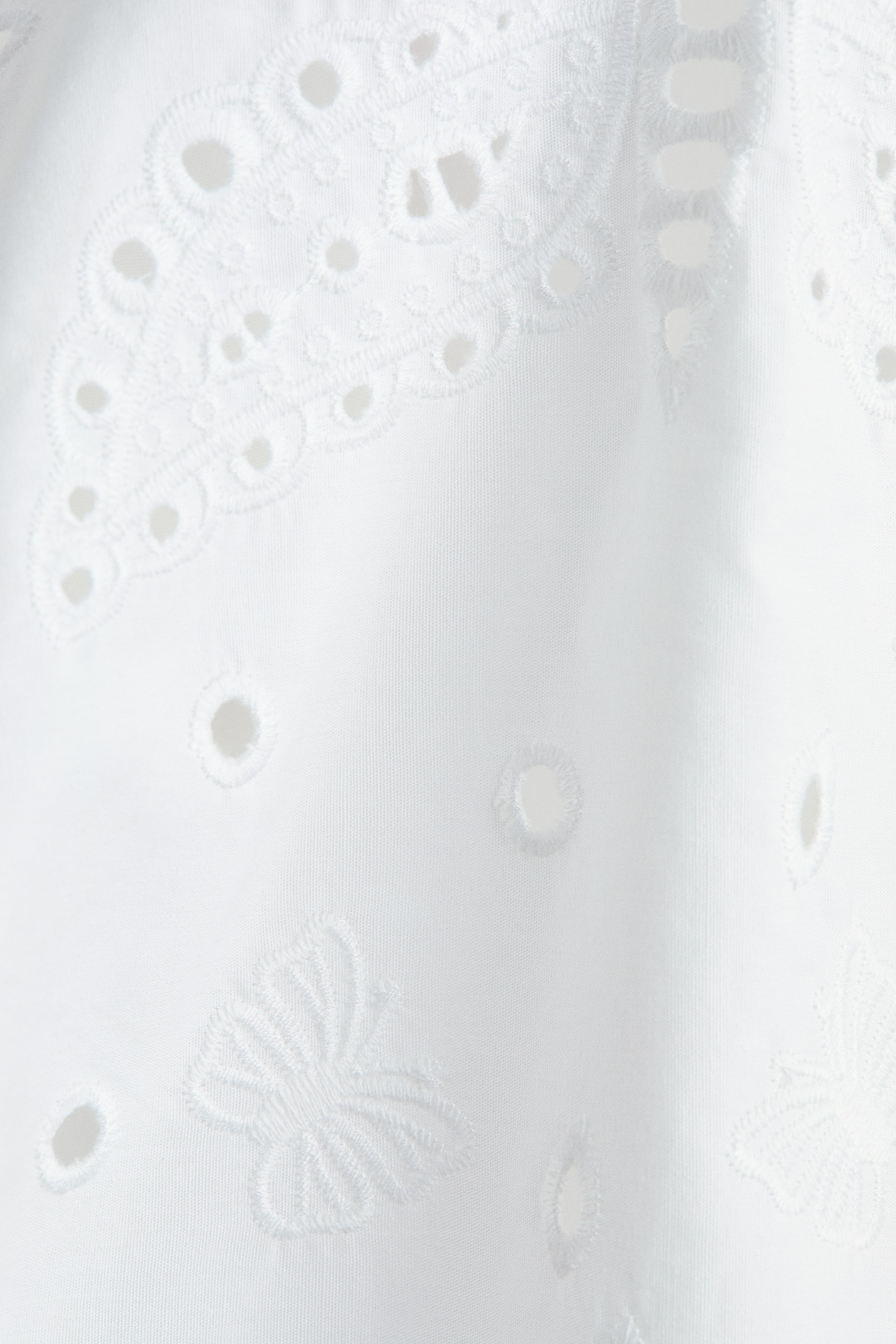 Halterneck Dress with Eyelet Embroidery