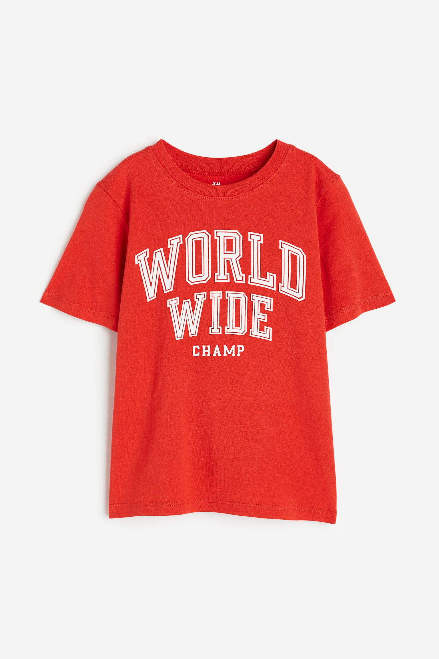 Cotton Tee - Red/World Wide Champ/Light green/Crocodile - 1