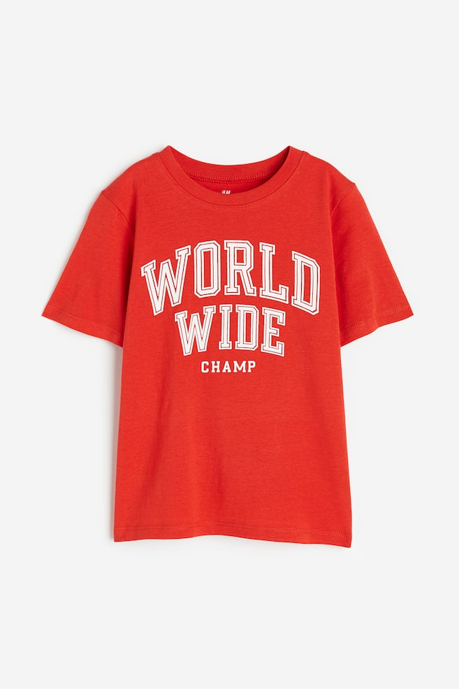Cotton T-shirt - Red/World Wide Champ/Light beige/Dinosaurs/White/Dinosaurs/Orange/Happy Day/dc/dc/dc/dc/dc/dc/dc/dc/dc/dc/dc/dc/dc/dc/dc/dc/dc/dc/dc/dc/dc/dc/dc/dc/dc/dc/dc - 1