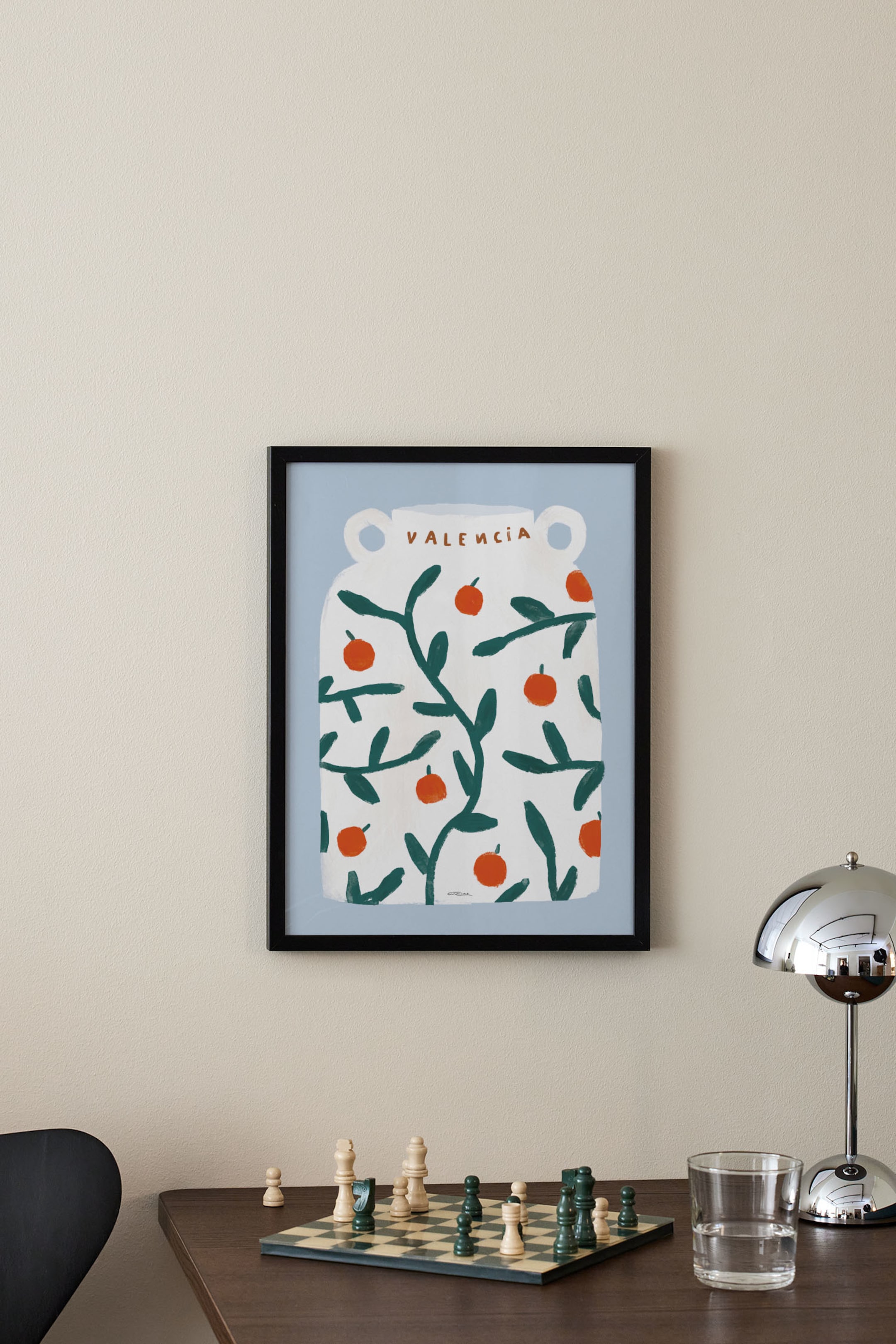 View larger image: Vase Valencian Poster - Green/white/blue/red - Postery - Home All | H&M GB 1