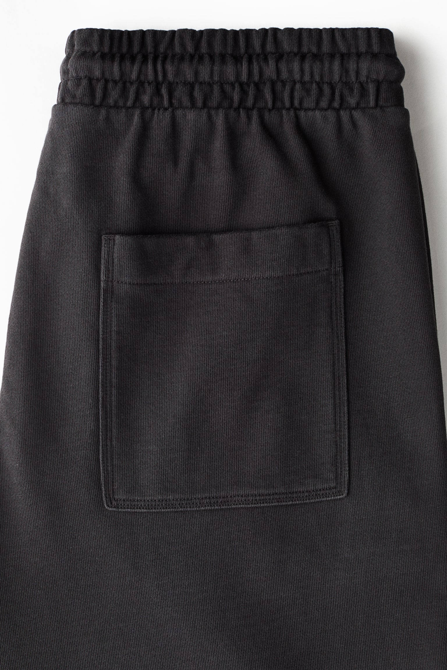 Relaxed Fit Cotton joggers - Dark grey/Dark beige - 3