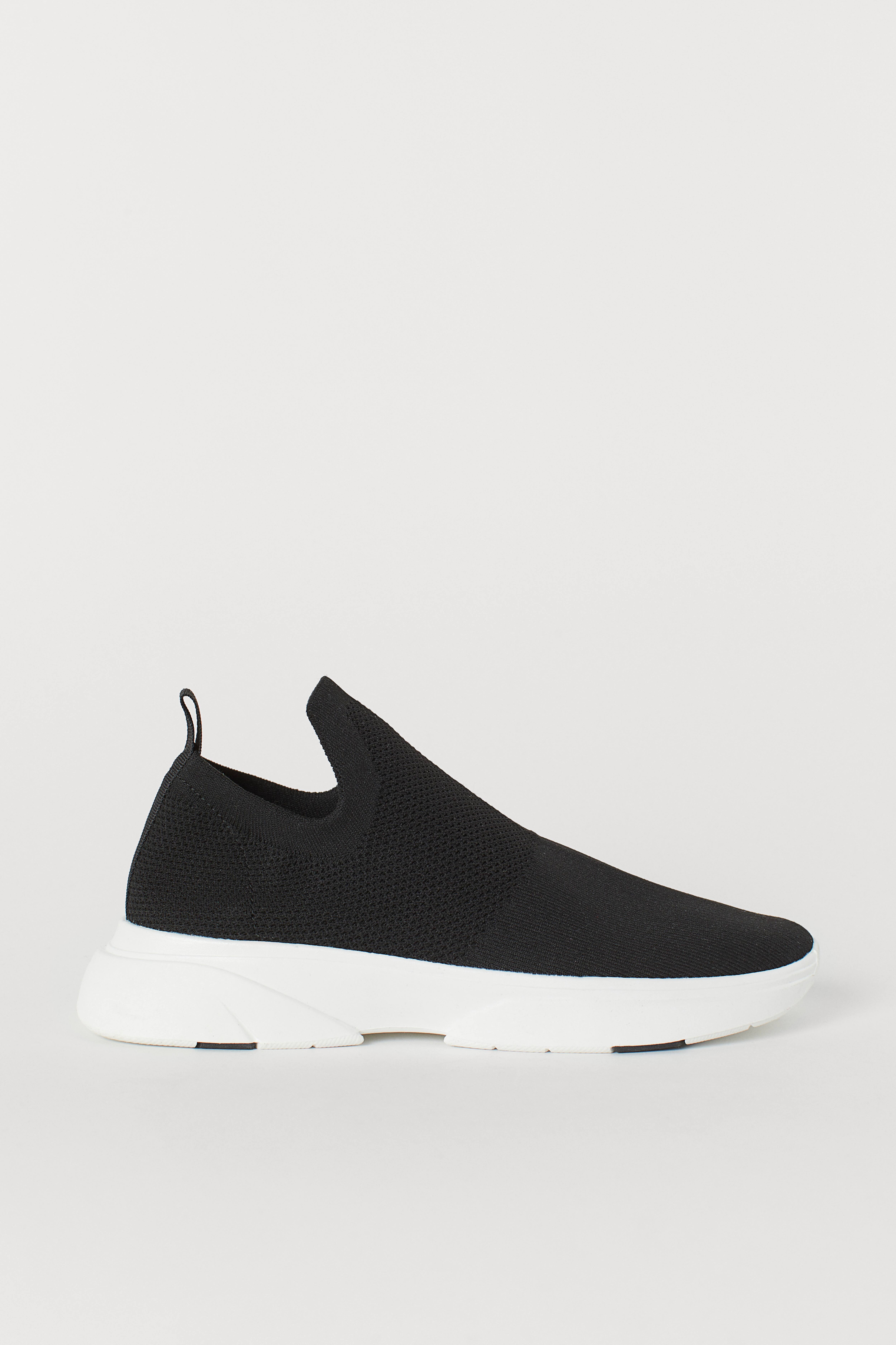 H&m black slip on shoes best sale