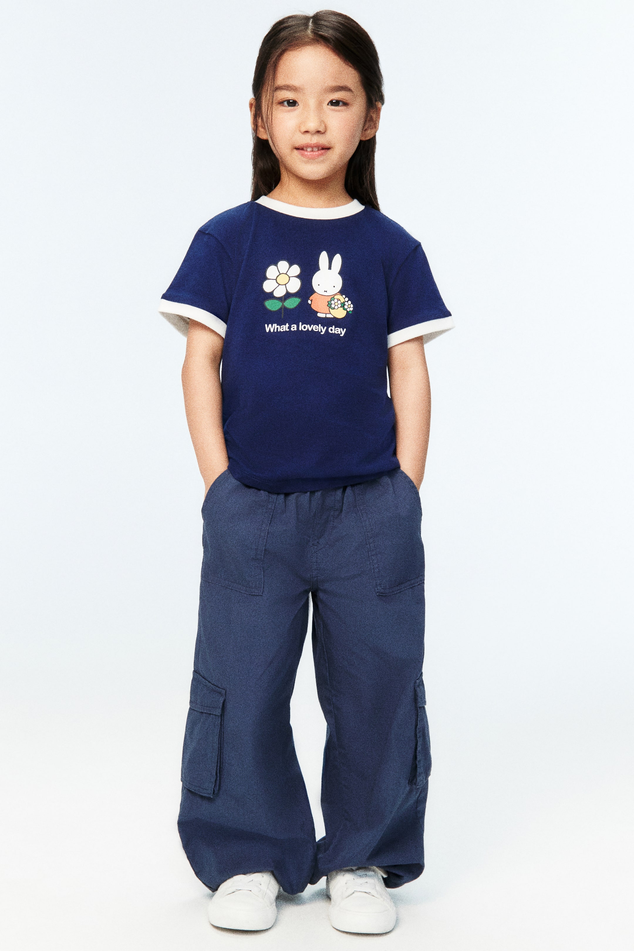 Детские футболки H&M Cotton T-Shirt with Printed Motif — фото 3