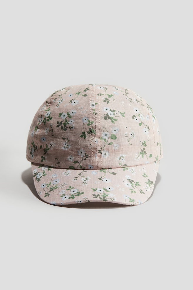 Cap - Powder pink/Floral/Dark grey/Spotted - 1