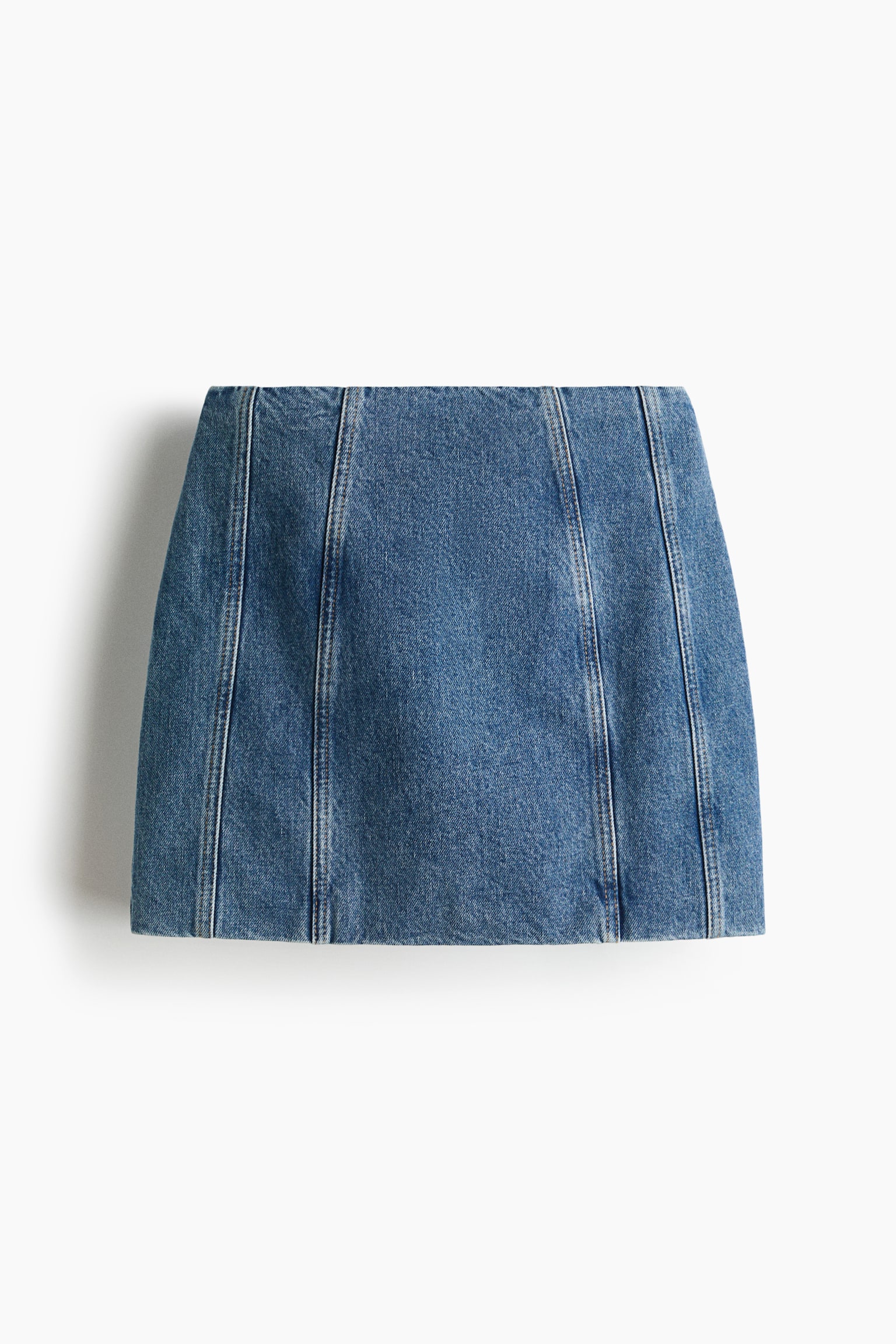 Denim mini skirt - Light denim blue - 1