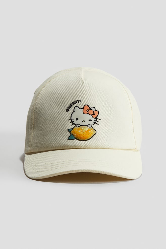 Šiltovka s motívom - Krémová/Hello Kitty - 1
