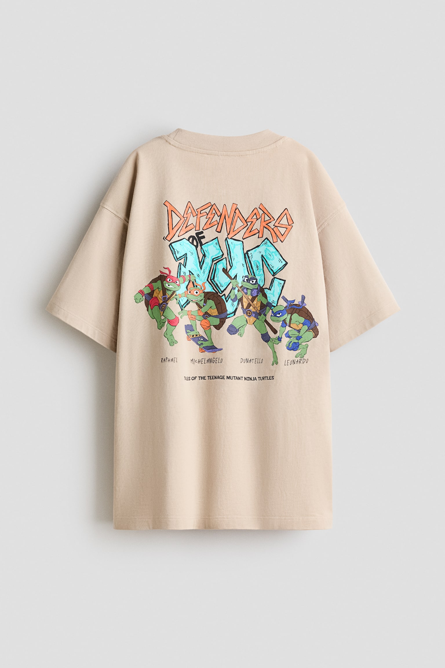 Katoenen T-shirt met geprint motief - Greige/TMNT/Zwart/PlayStation/Wit/Garfield/Wit/PlayStation/Helderblauw/PlayStation/Wit/Garfield/Wit/The Simpsons - 2