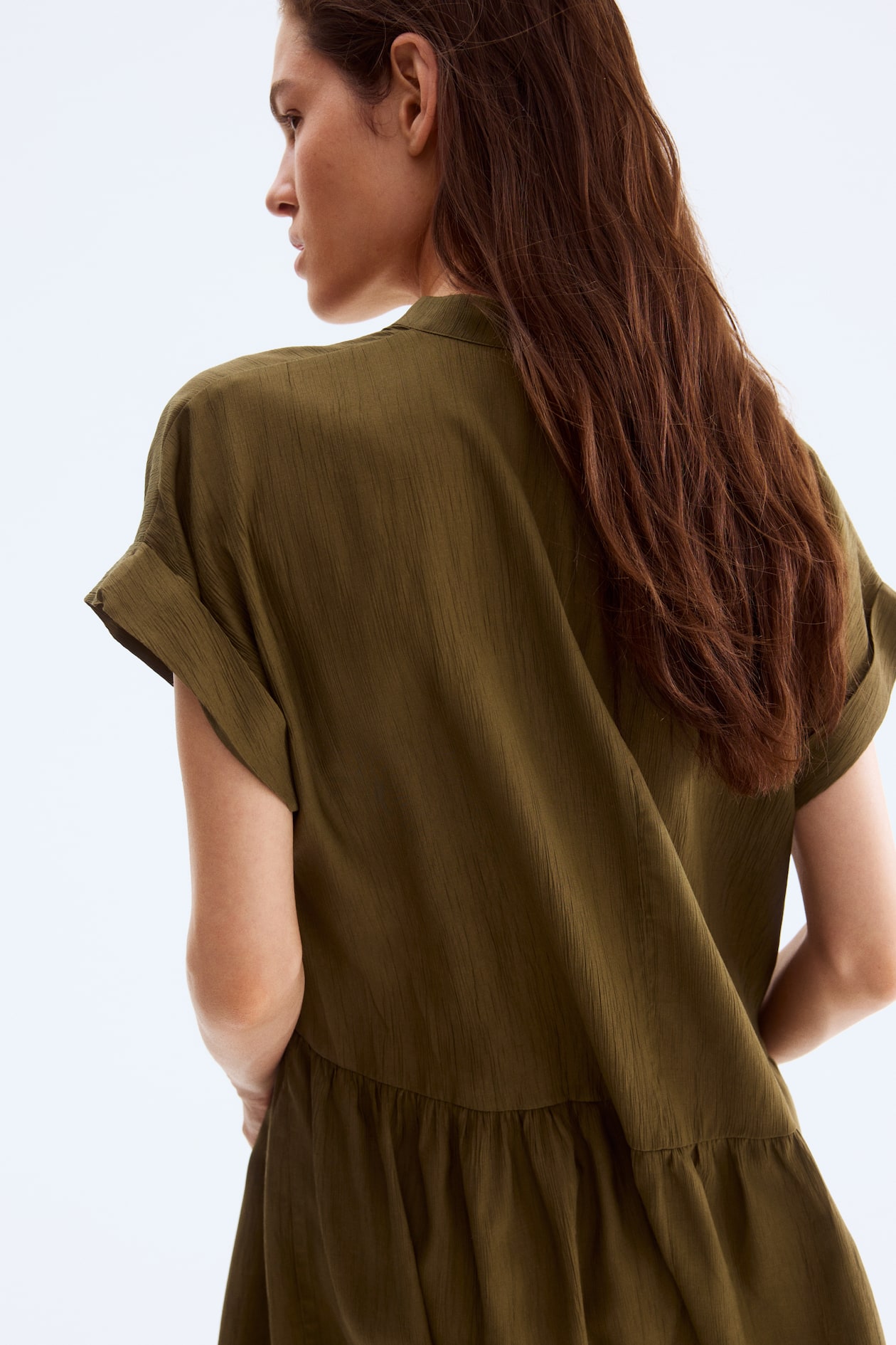 Crinkled Tunic Dress - image 3