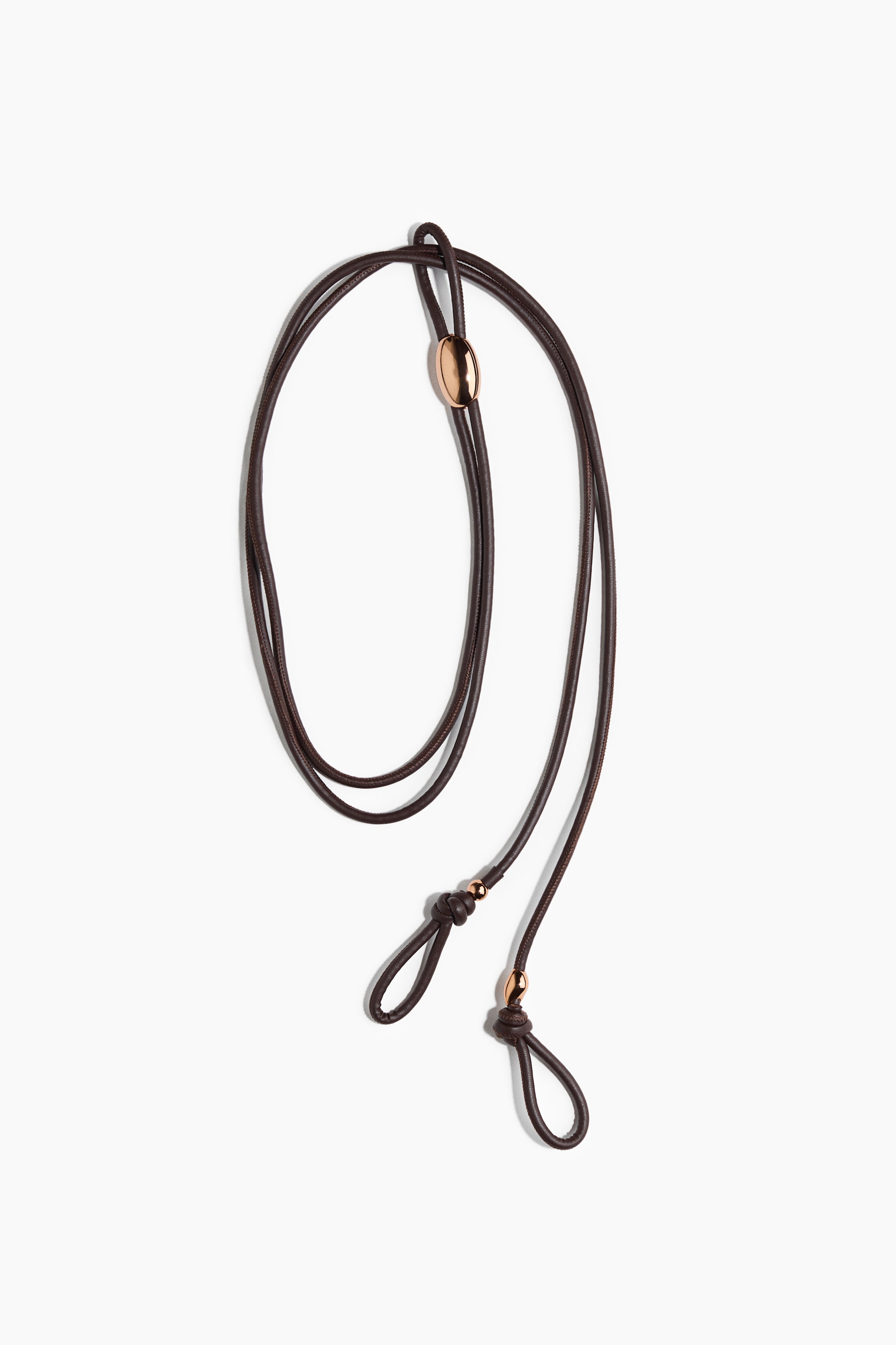 Vezi imaginea mai mare: Coated waist belt - Maro-închis - FEMEI | H&M RO 1