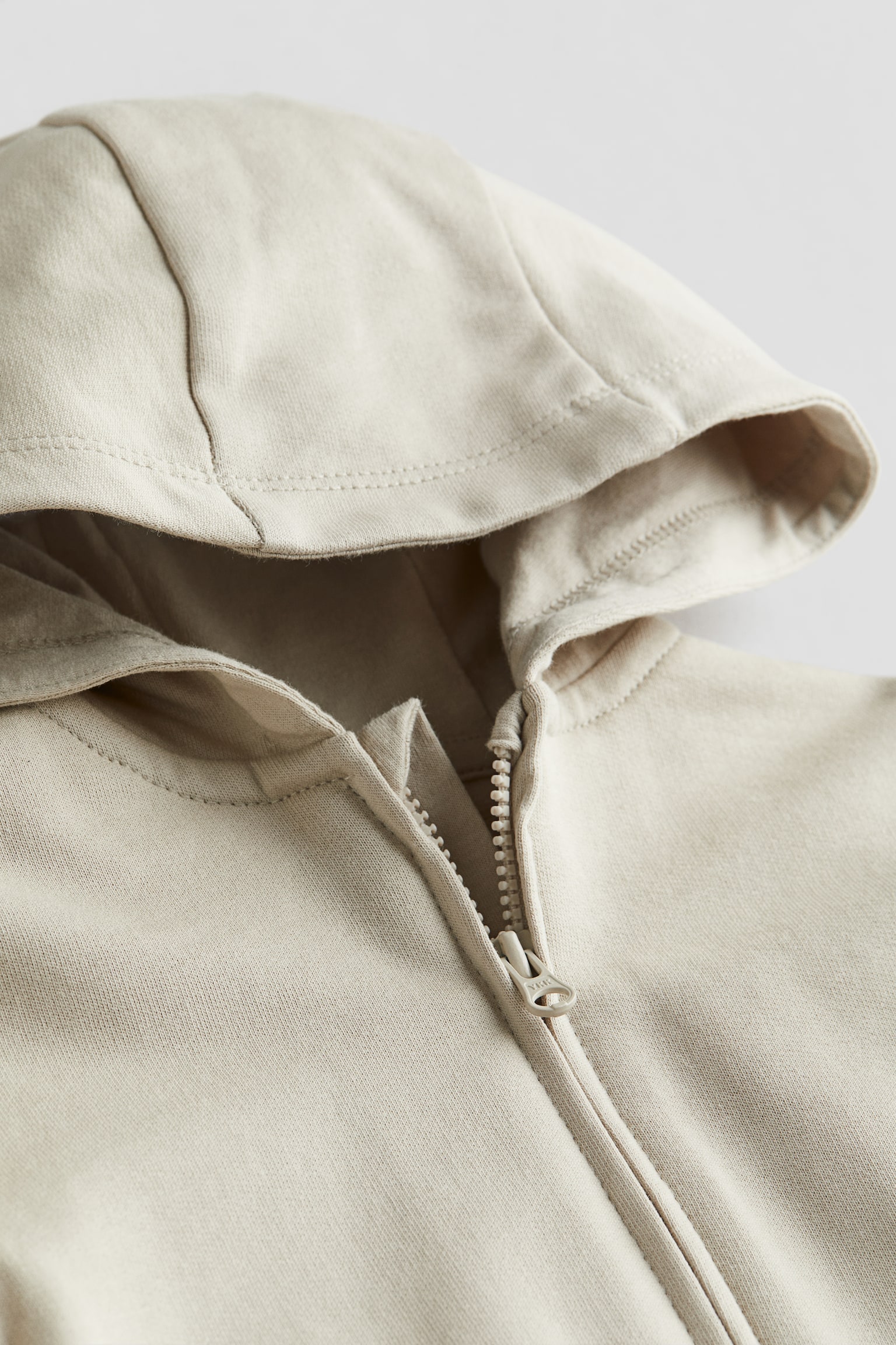 Zip Up Hoodie - Light beige/Light pink/Black/Powder pink/Light grey marle/Dark grey - 2