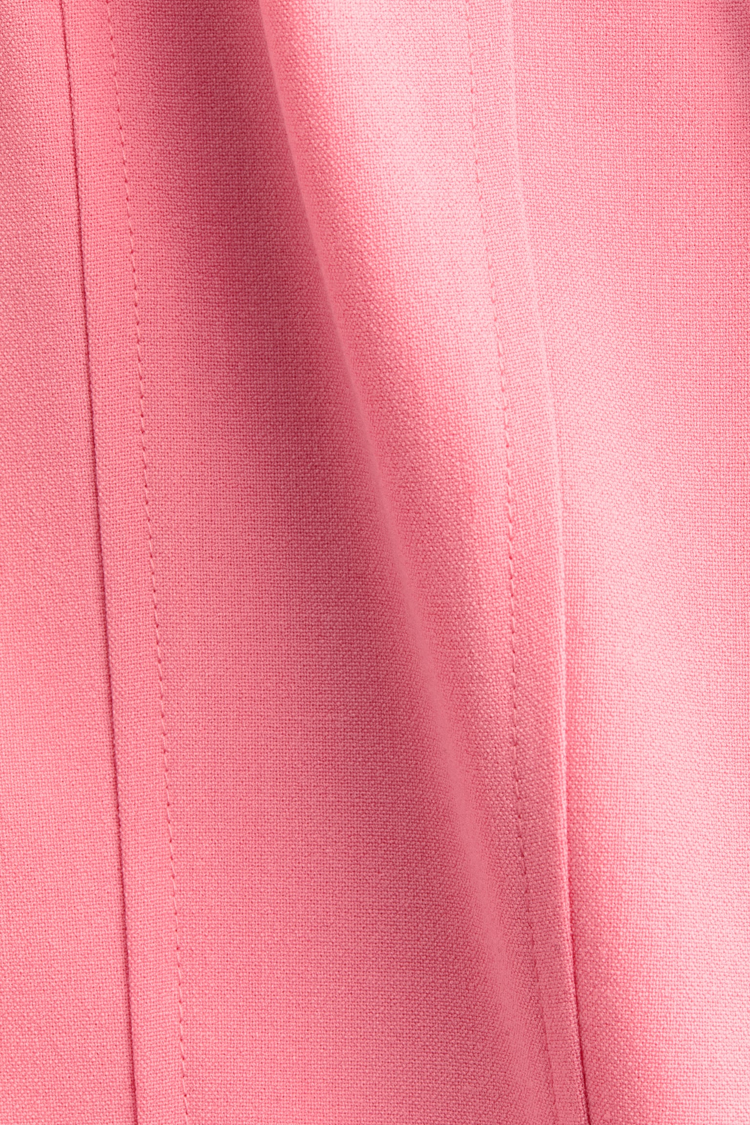 Женское платье H&M Flared-Skirt Tie-Detail, цвет: Розовый — фото 6