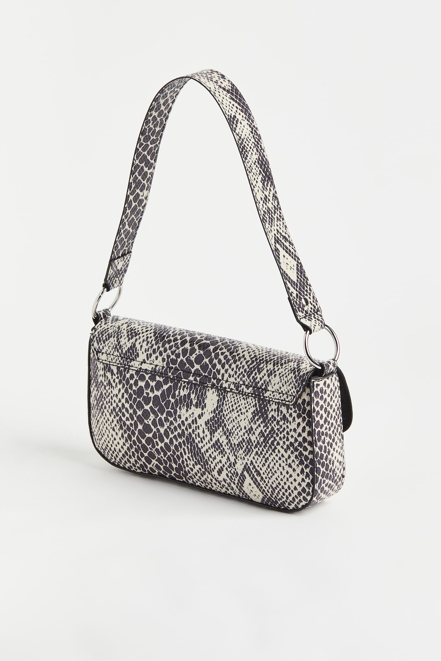 Shoulder bag - Beige/Snakeskin-patterned - 3