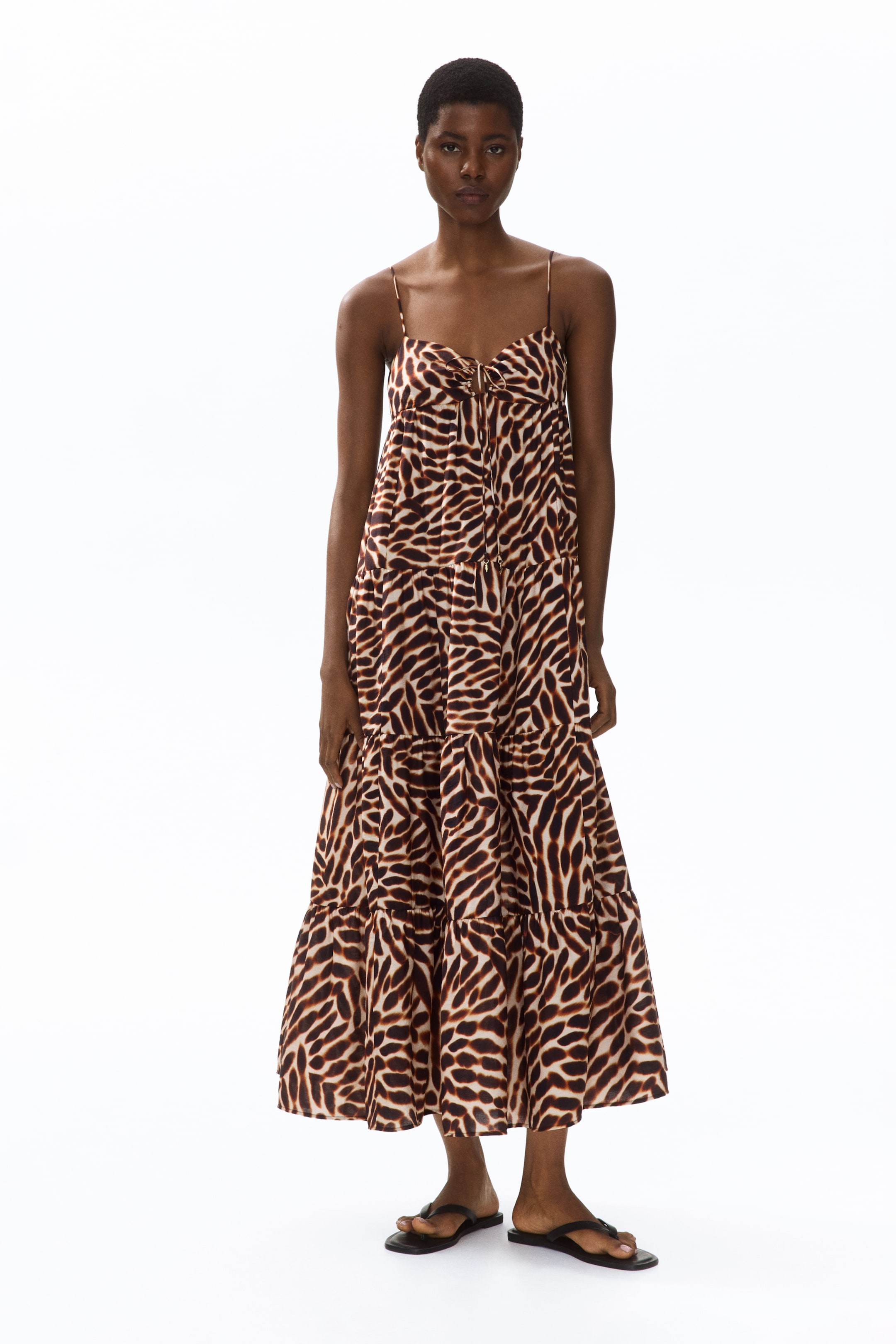 Женские платья H&M Tiered Strappy Dress — фото 5