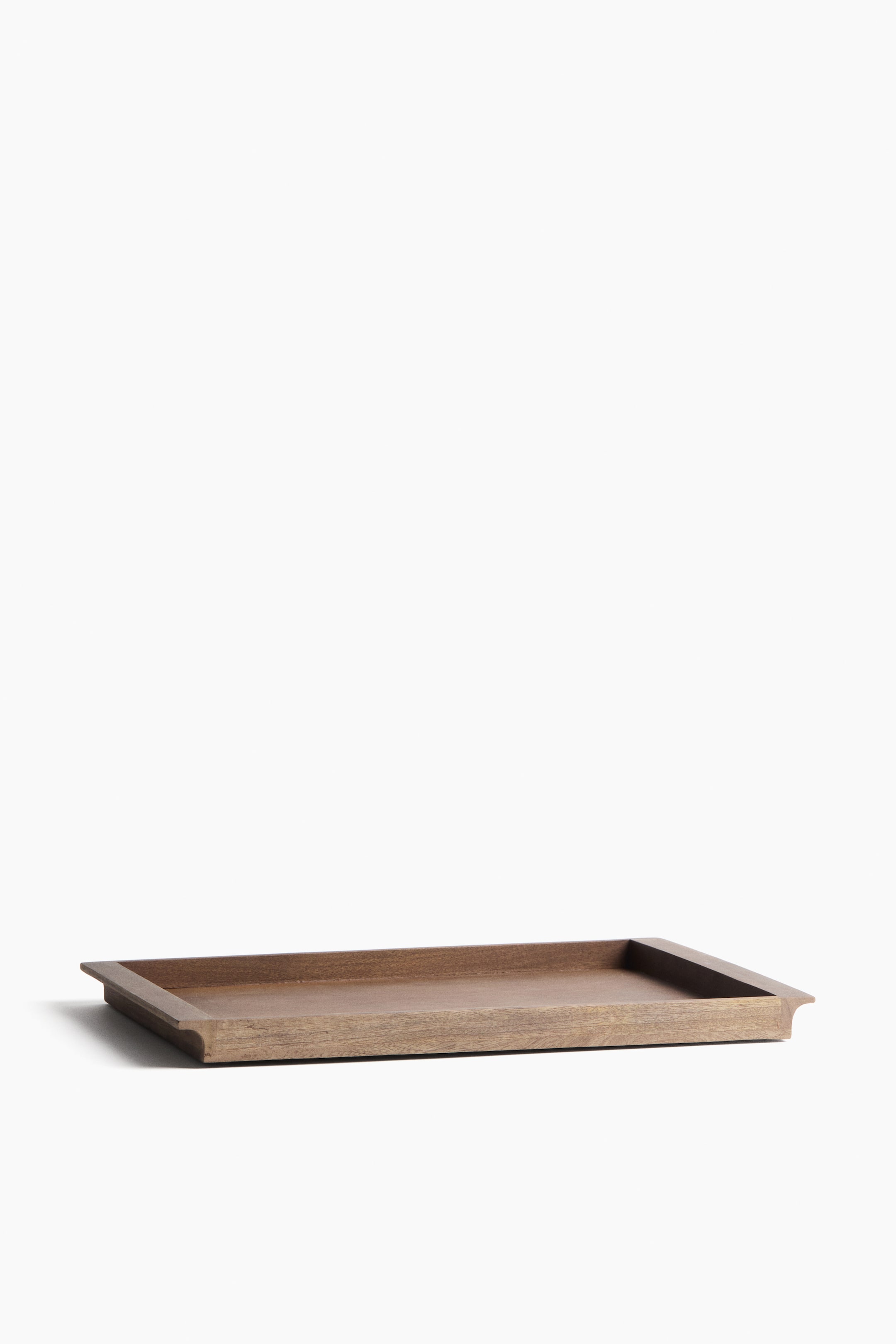 View larger image: Wooden serving tray - Dark brown - Home All | H&M 1