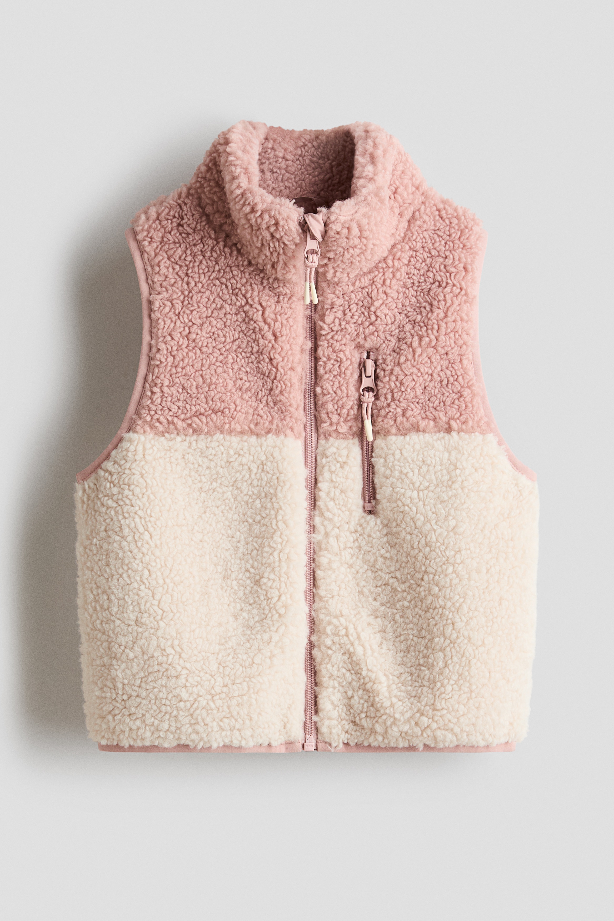 H & M - Weste aus Teddyfleece - Rosa - Kinder