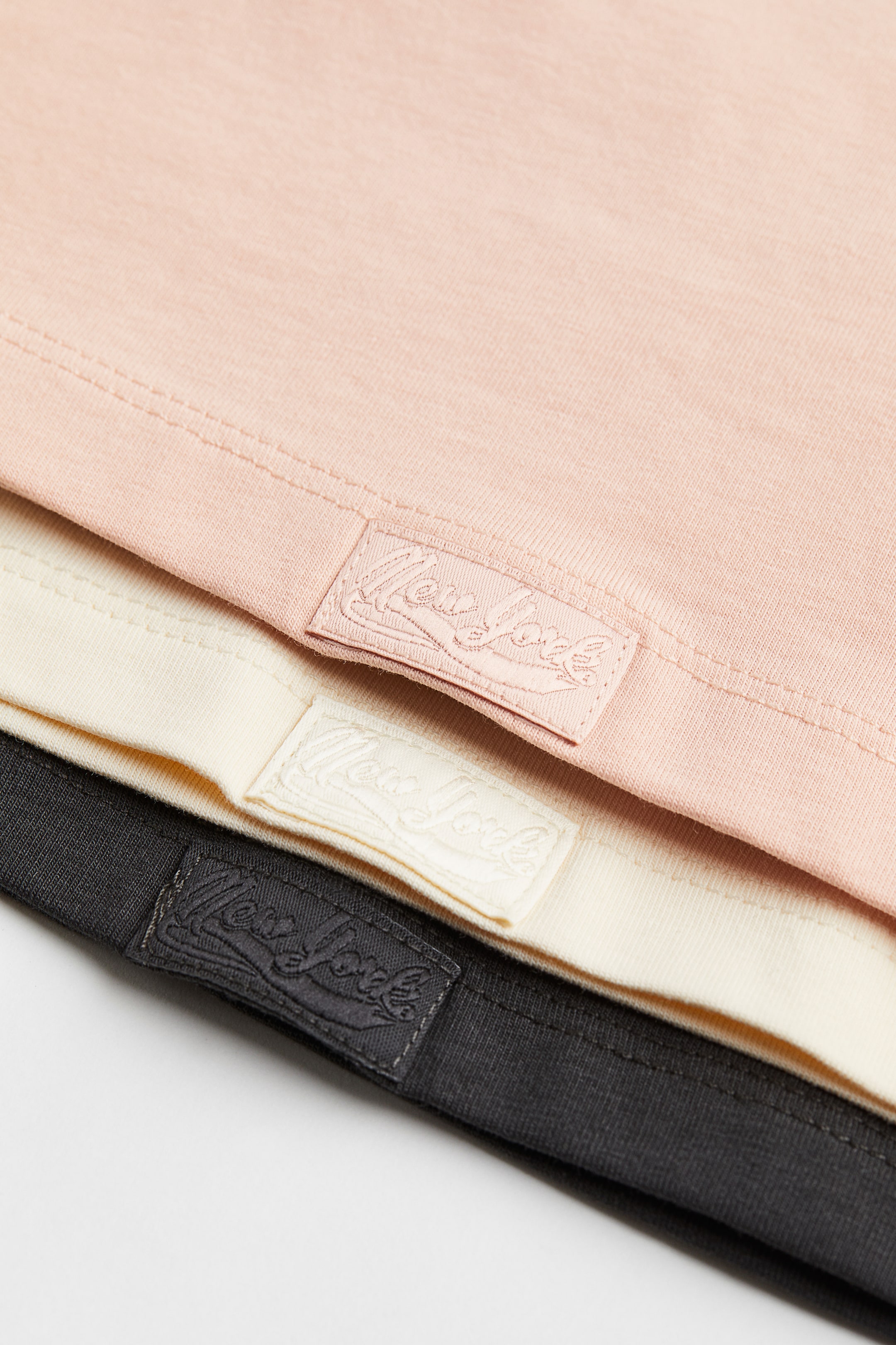 Se større billede: 3-pak top - Sort/Creme/Beige - BØRN | H&M DK 2