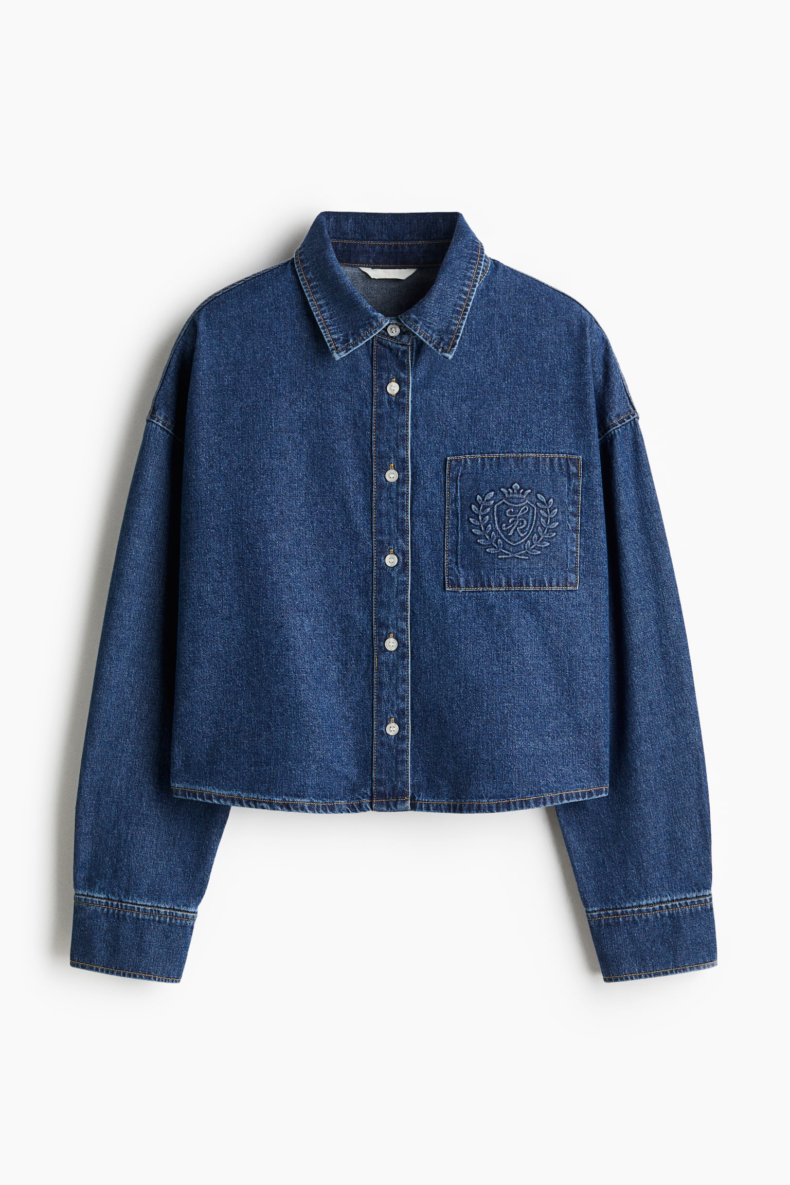 丹寧襯衫 - 丹寧藍 - 1