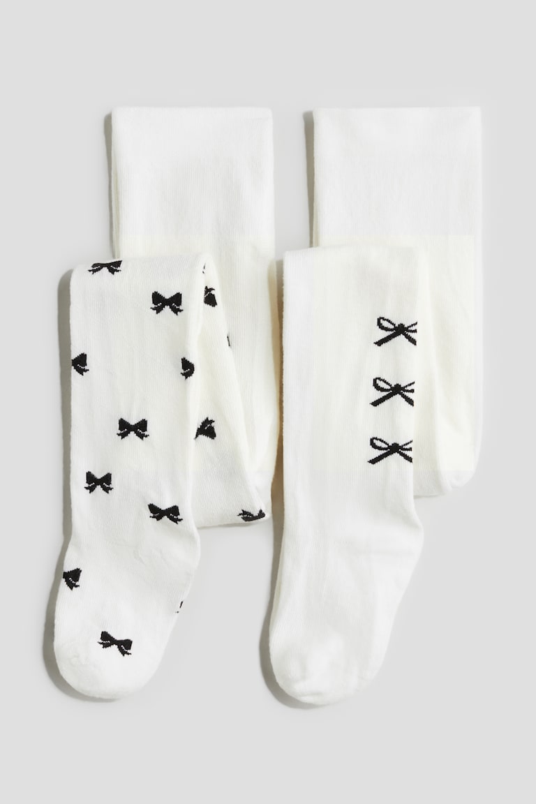 2-pack fine-knit tights