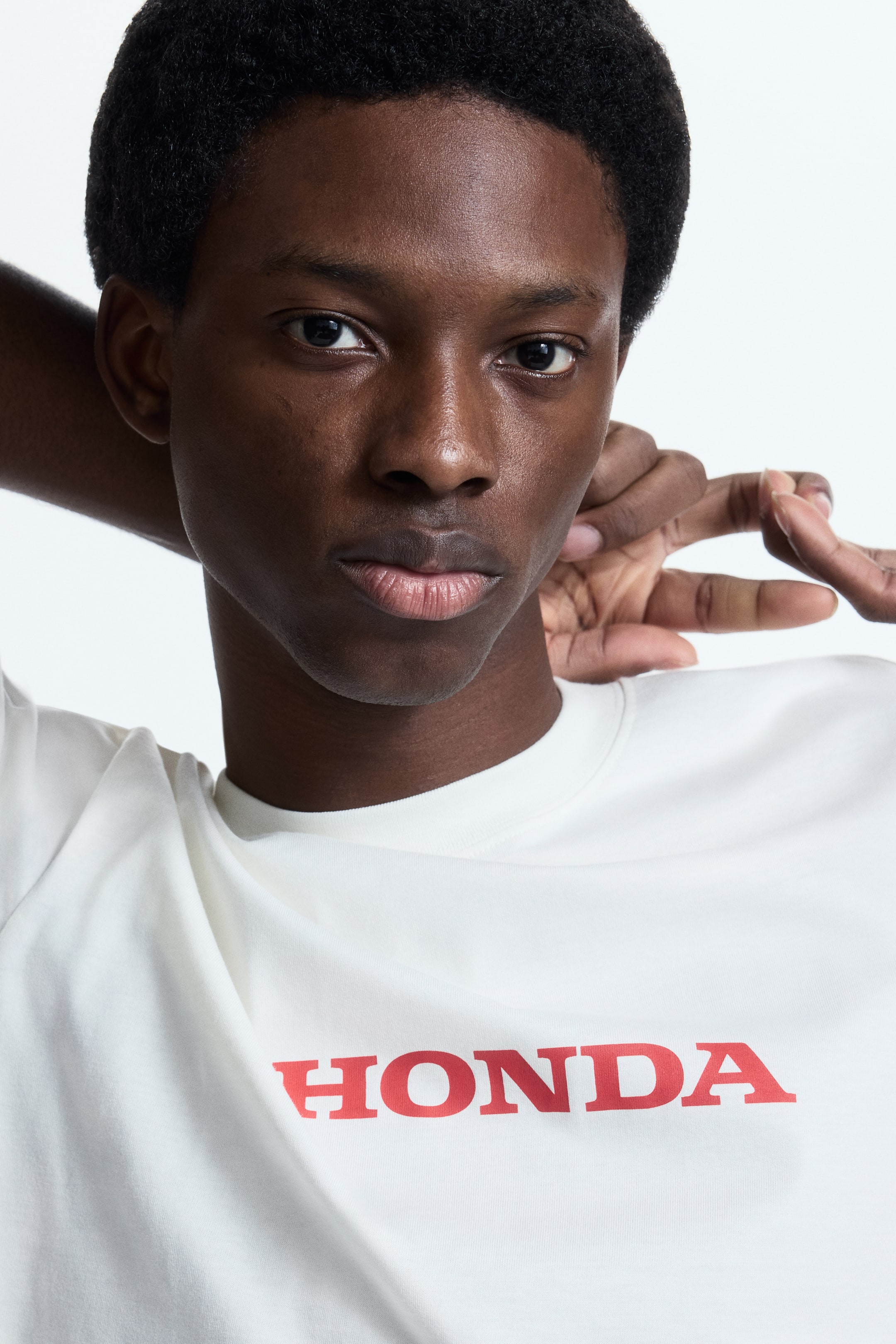 Agrandir l'image: T-shirt Loose Fit - Blanc/Honda - HOMME | H&M FR 3