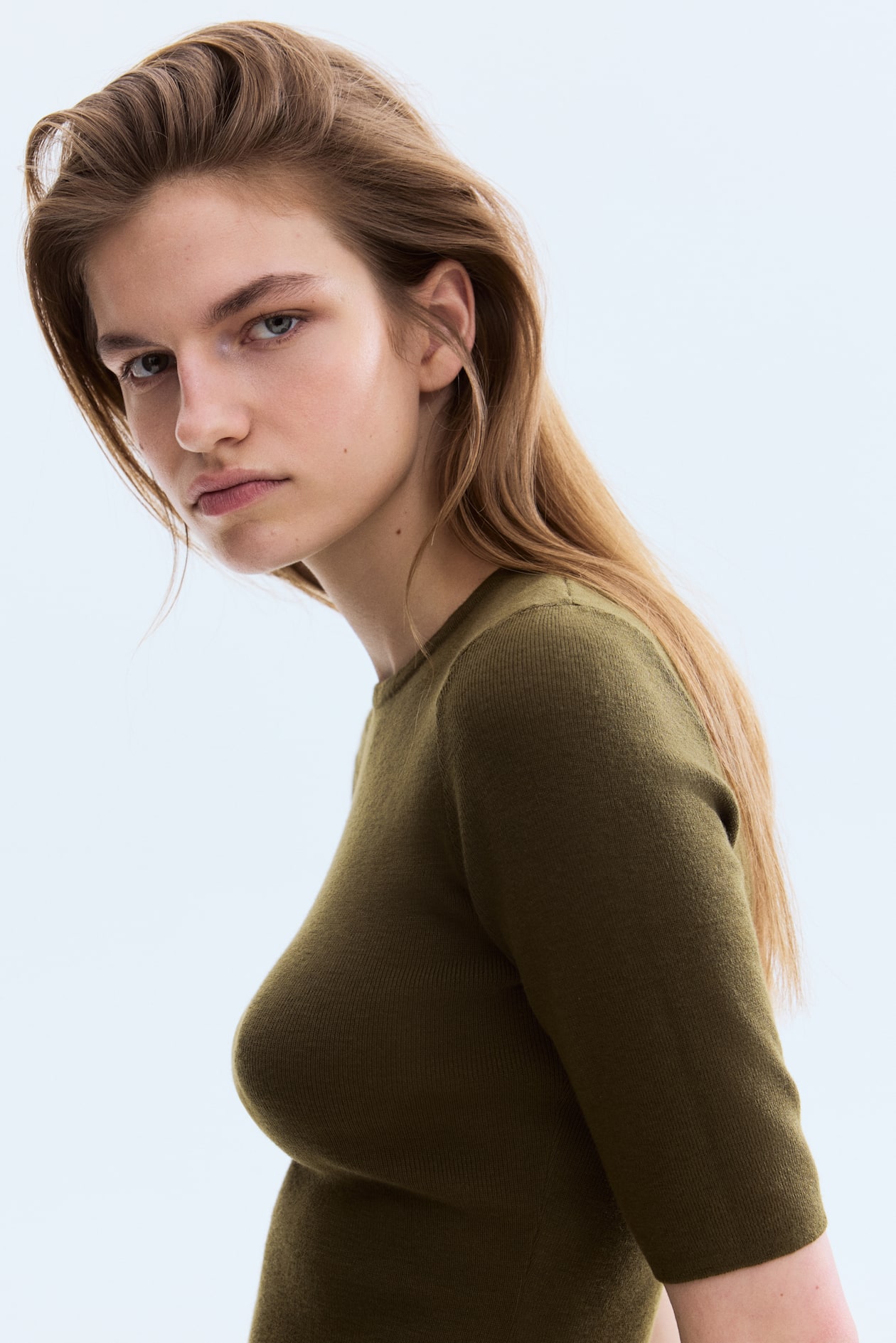 Rib-Knit T-Shirt - image 4