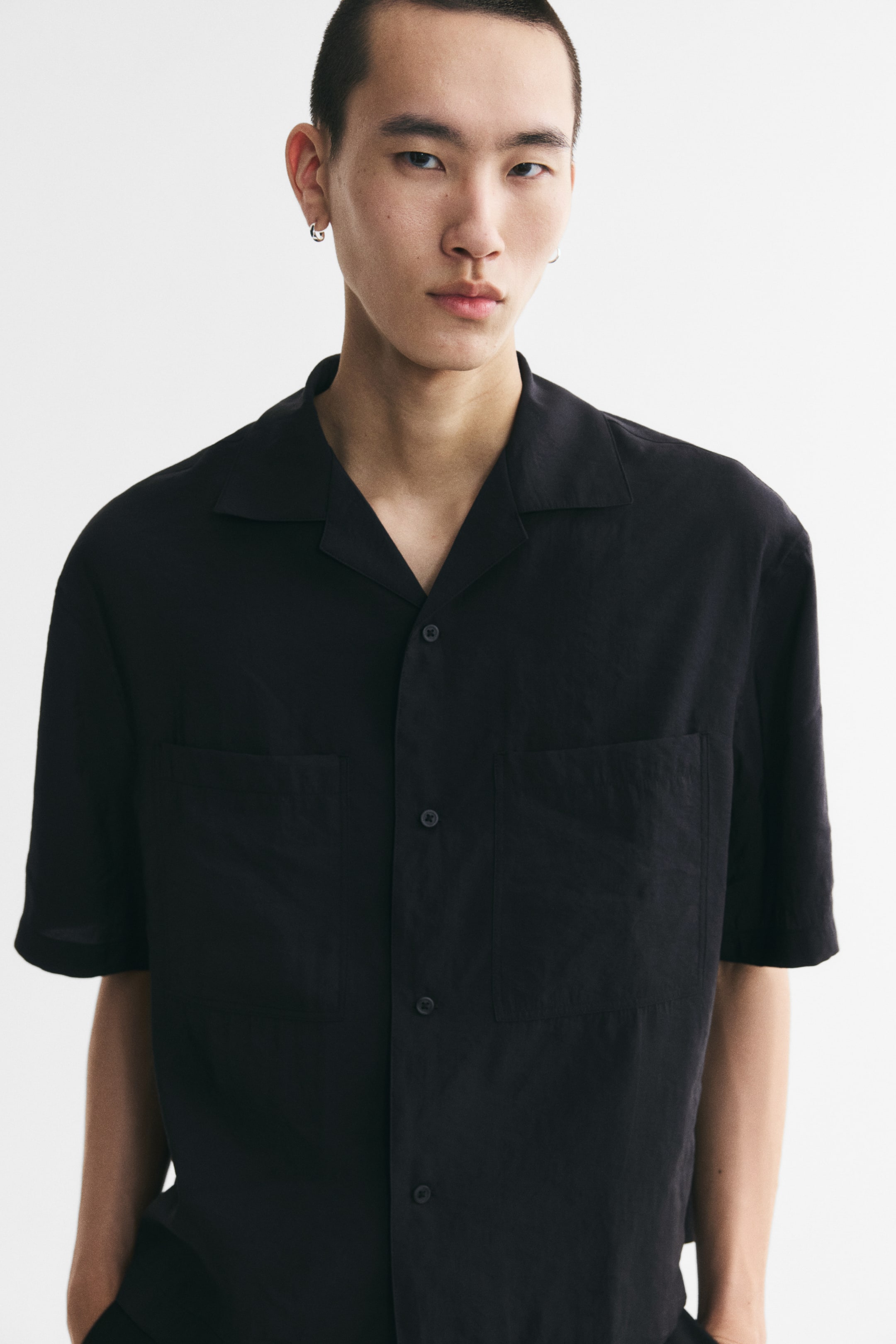 Relaxed-Fit Modal-Blend Resort Shirt
