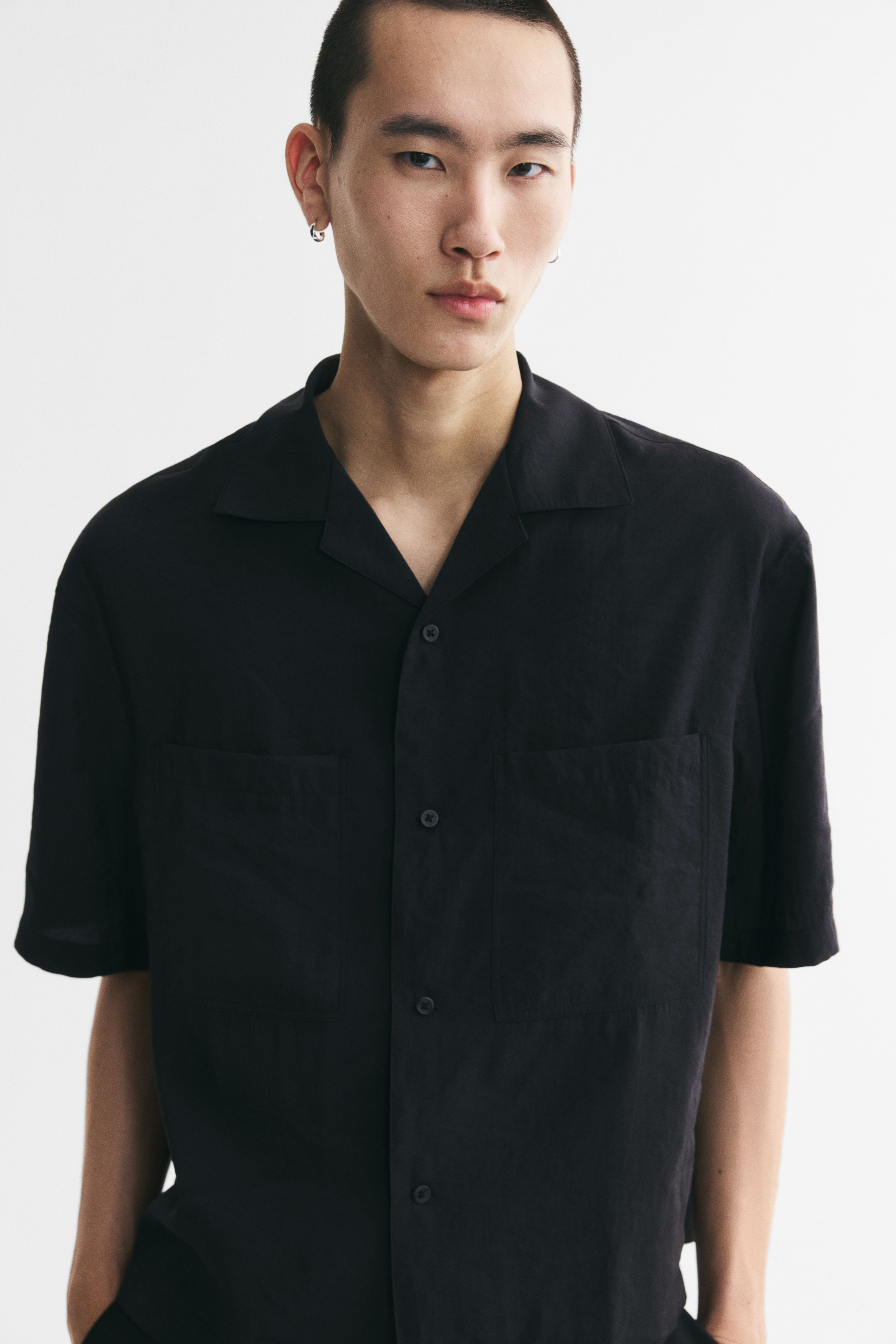 Relaxed-Fit Modal-Blend Resort Shirt