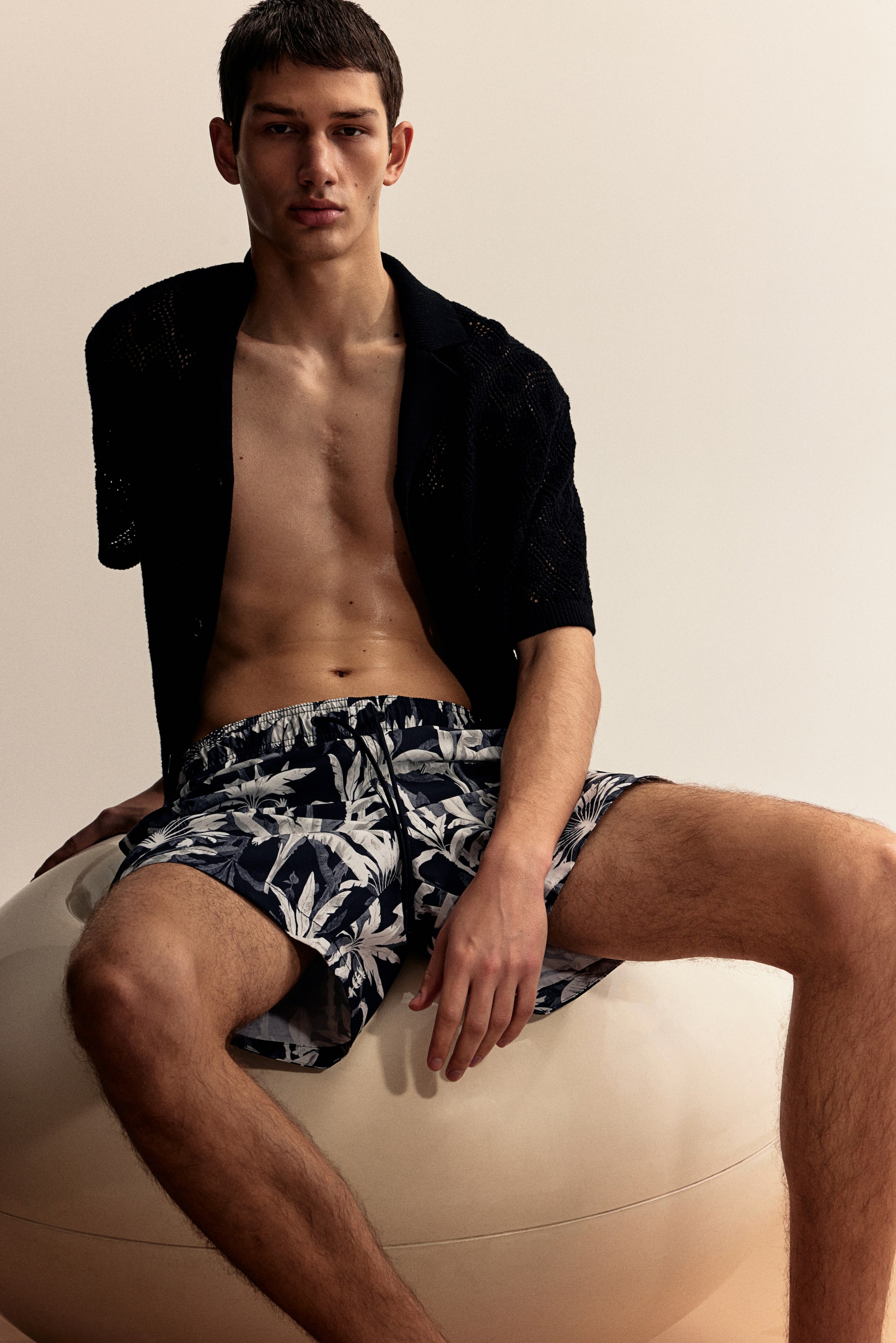 Patterned Swim Shorts