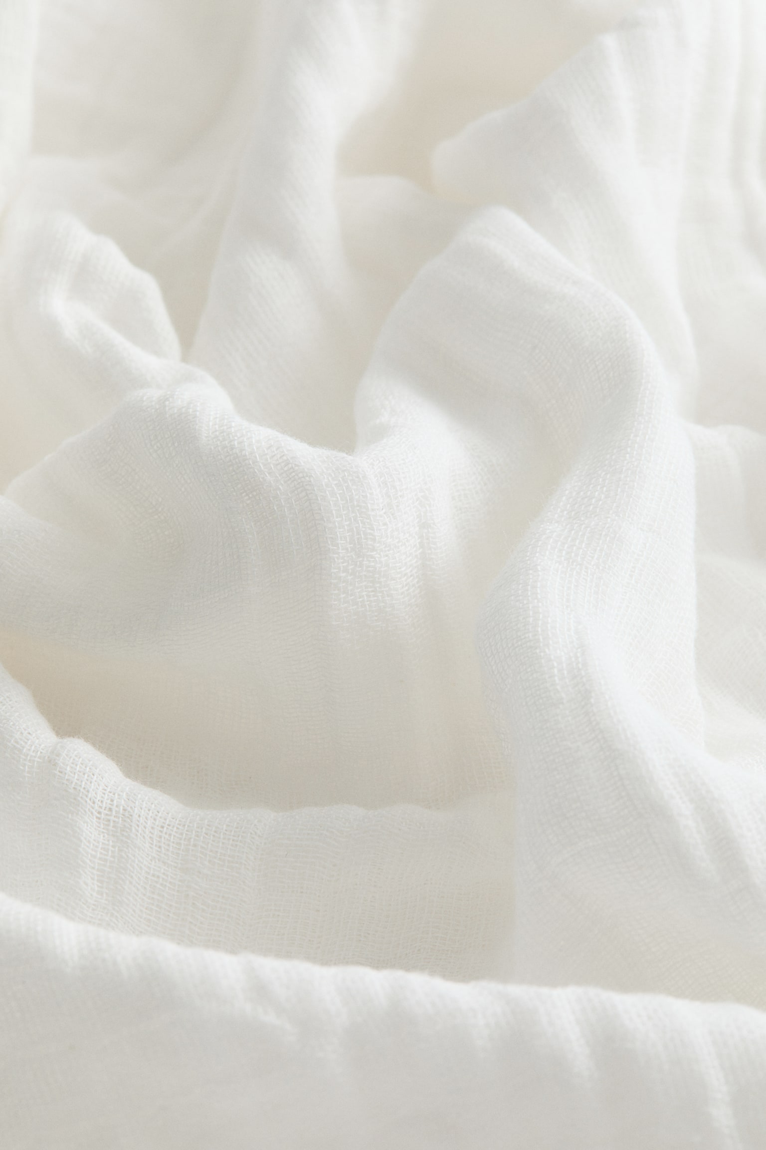 Βρεφική κουβέρτα από βαμβακερή μουσελίνα - Λευκό/Ανοιχτό καπουτσίνο/Σκούρο πράσινο/Ανοιχτό μπεζ/Ανοιχτό ροζ/Γκριζοπράσινο - 3