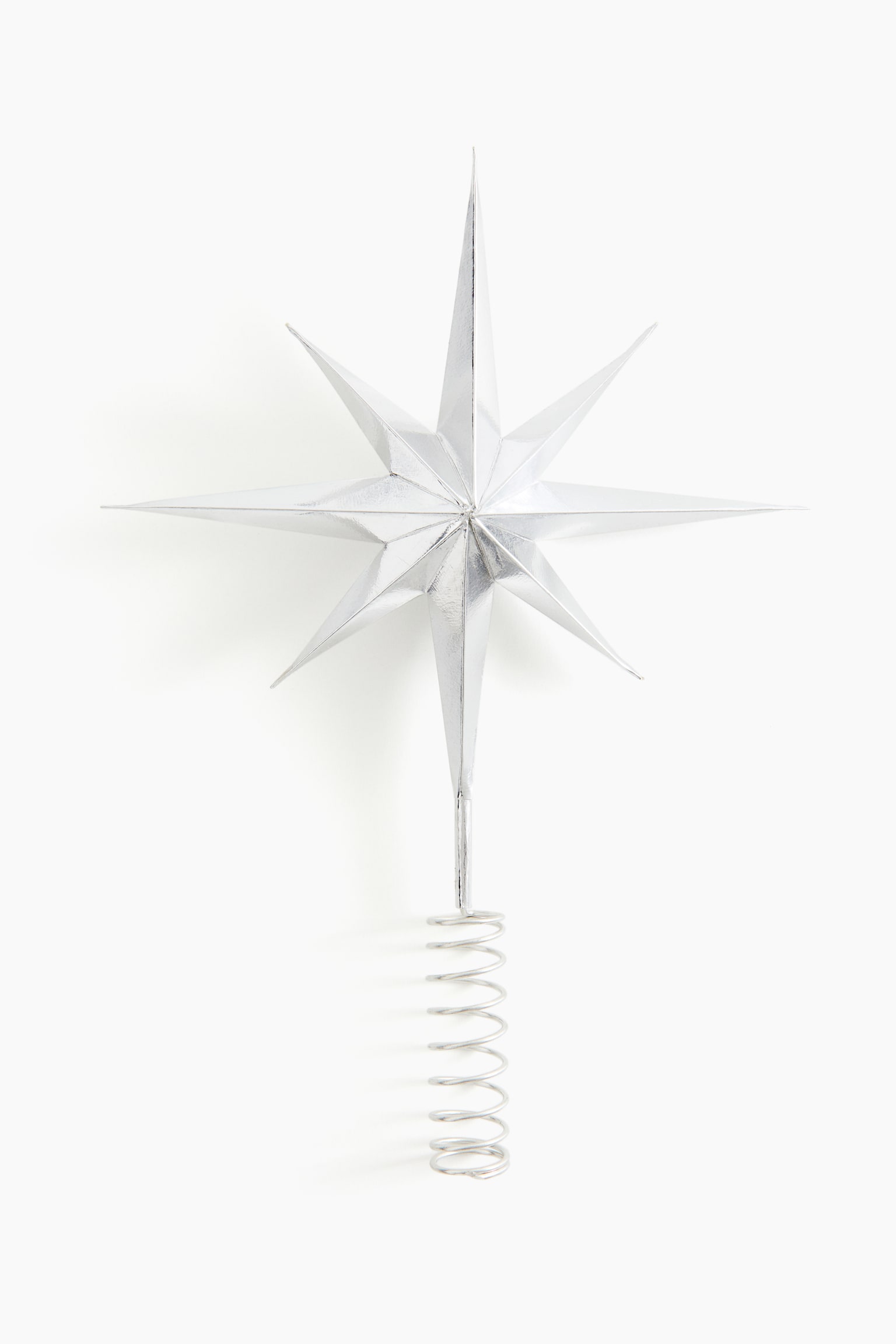 Christmas tree star - Silver-coloured/White/Black - 2