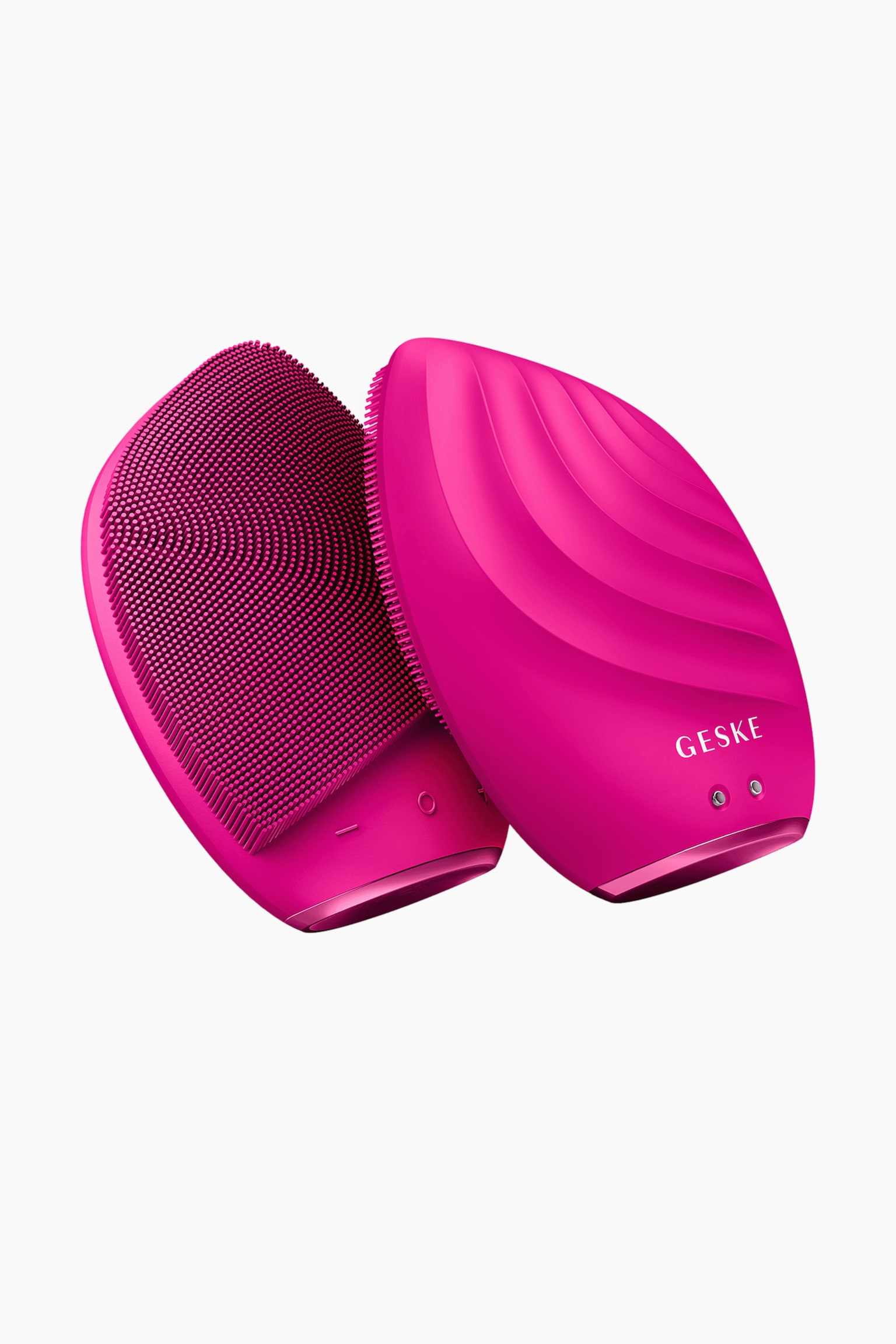 Sonic Facial Brush 5 In 1 - Magenta/Gray - 2