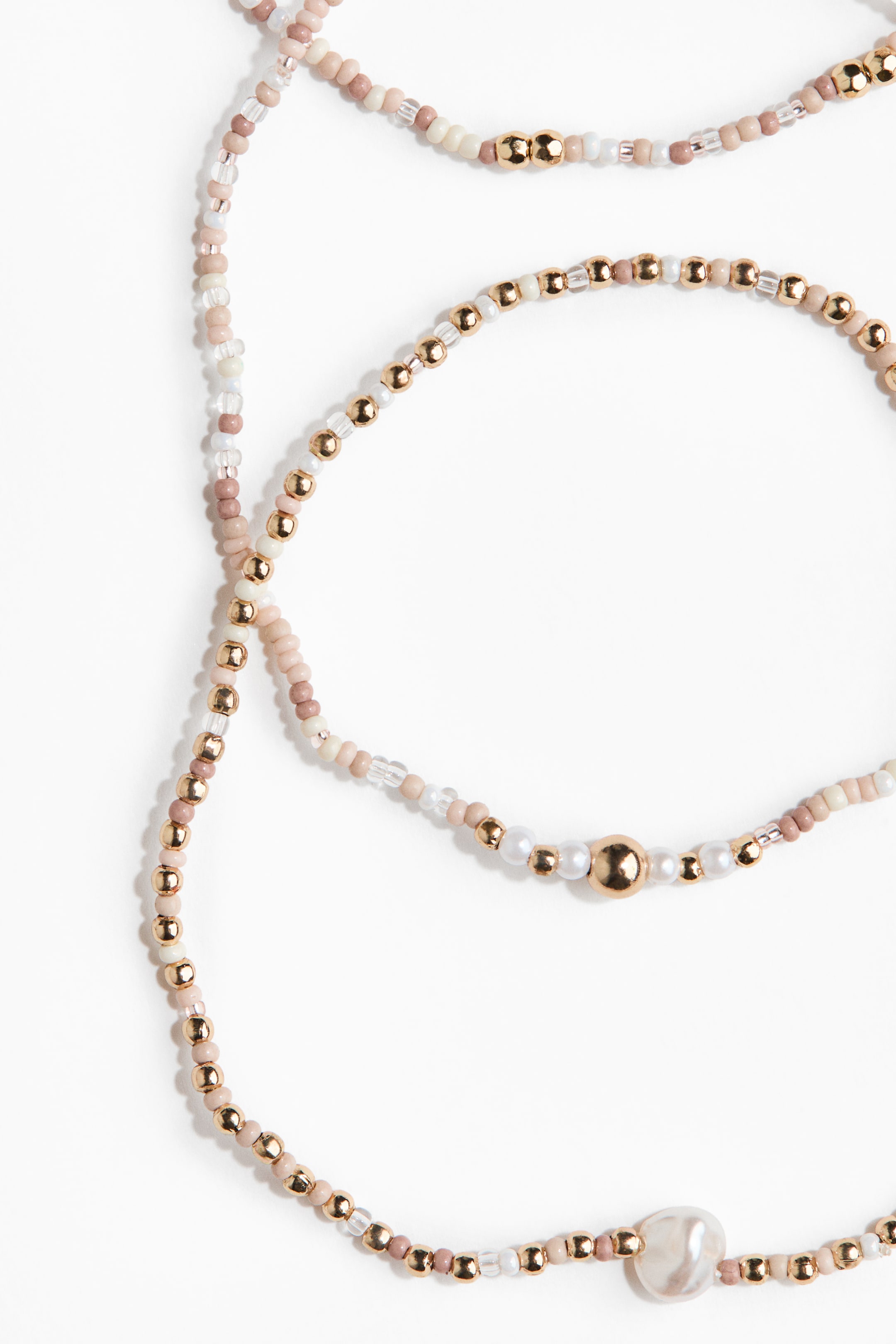 3-Pack Beaded Anklets