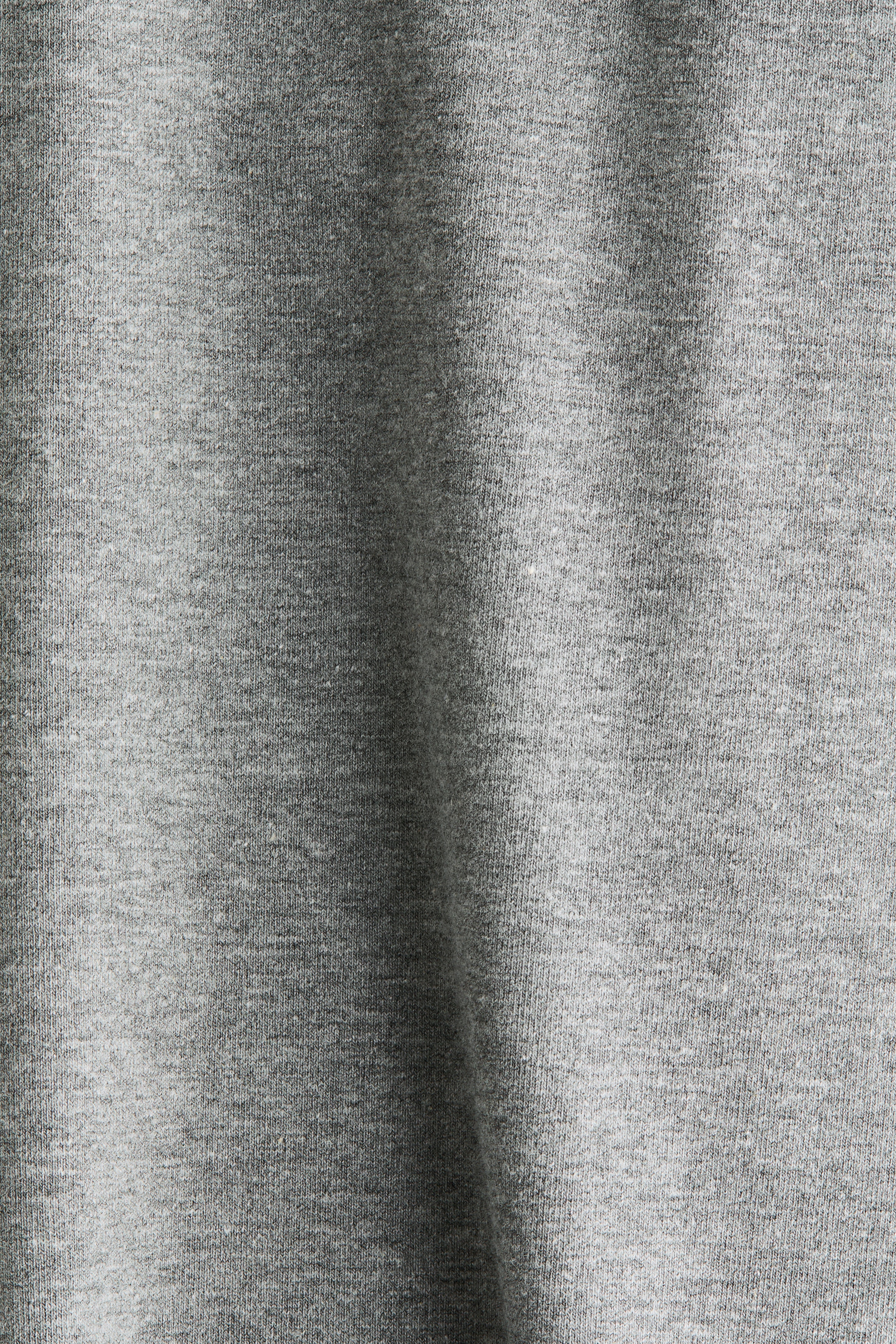 Foldover-waist cotton trousers