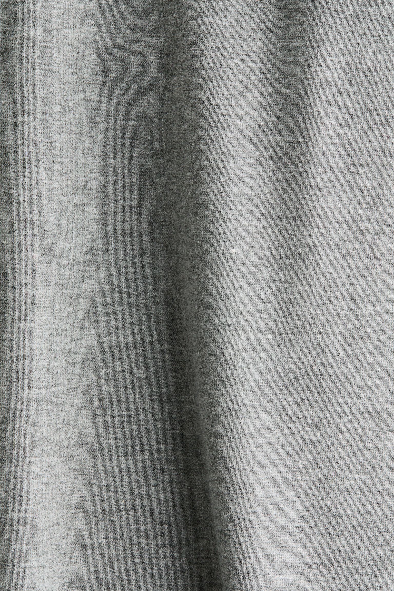 Foldover-waist cotton trousers - Grey marl/Black/Navy blue/Dark brown - 5