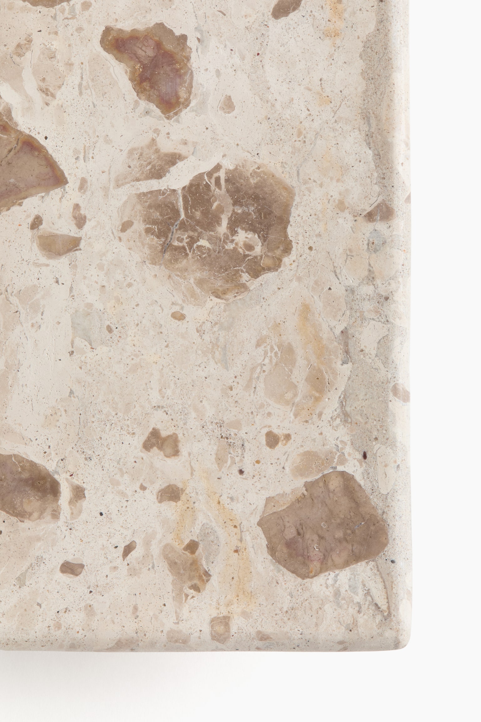 Mensola da parete in marmo - Beige chiaro/Crema - 4