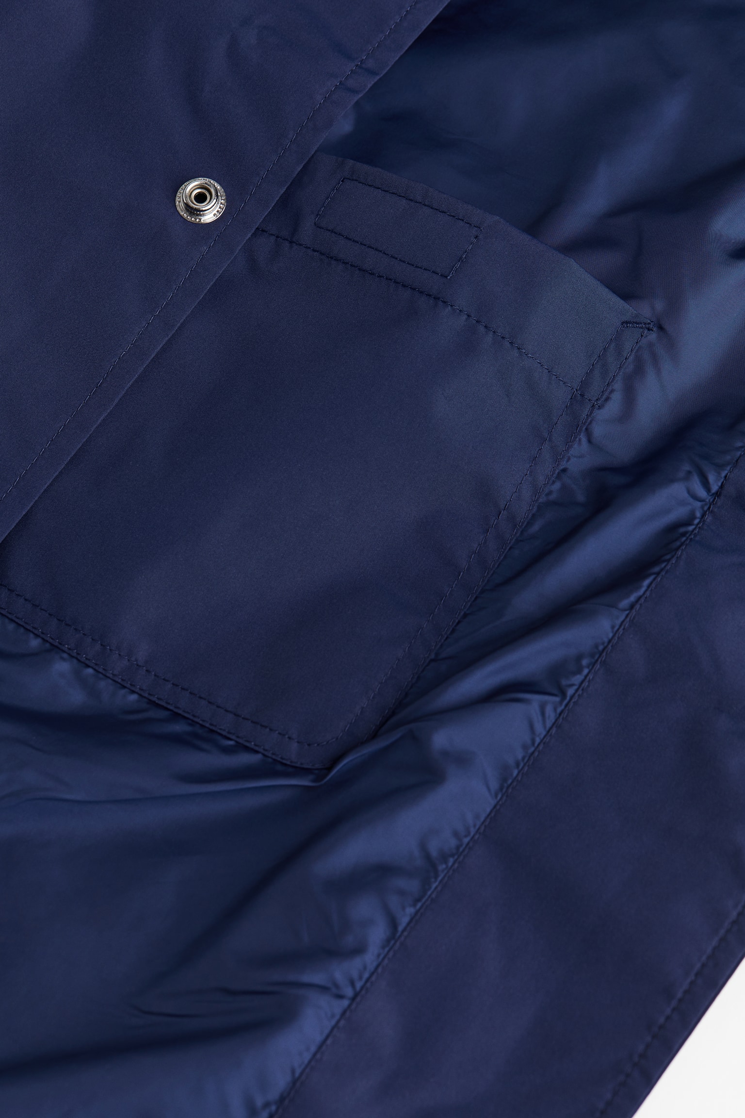 Loose Fit Water-repellent coach jacket - Dark blue/Breathe - 4