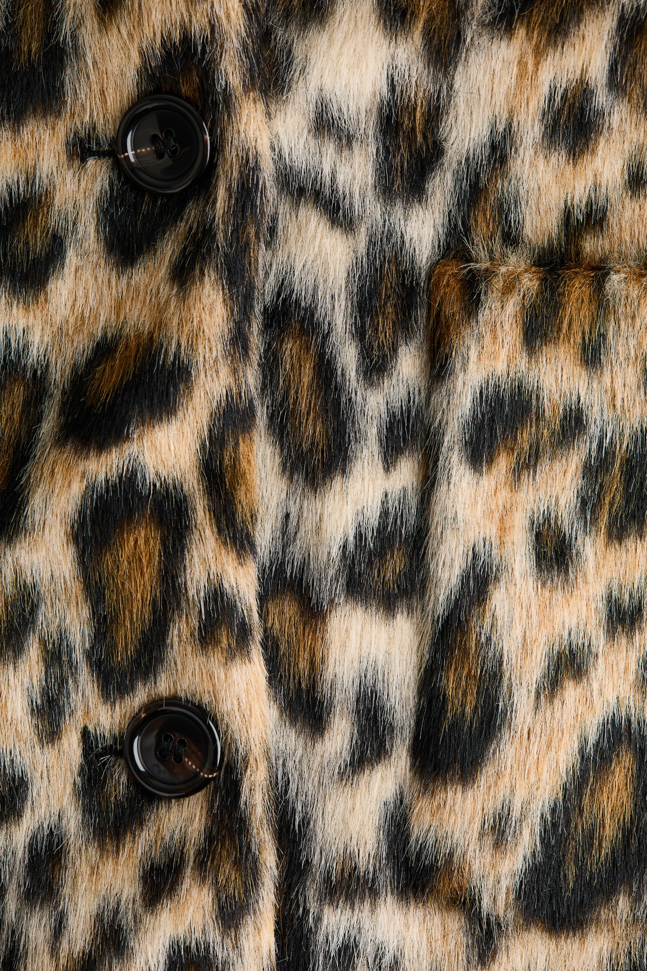 View larger image: Collarless Jacket - Beige/leopard print - Ladies | H&M CA 6