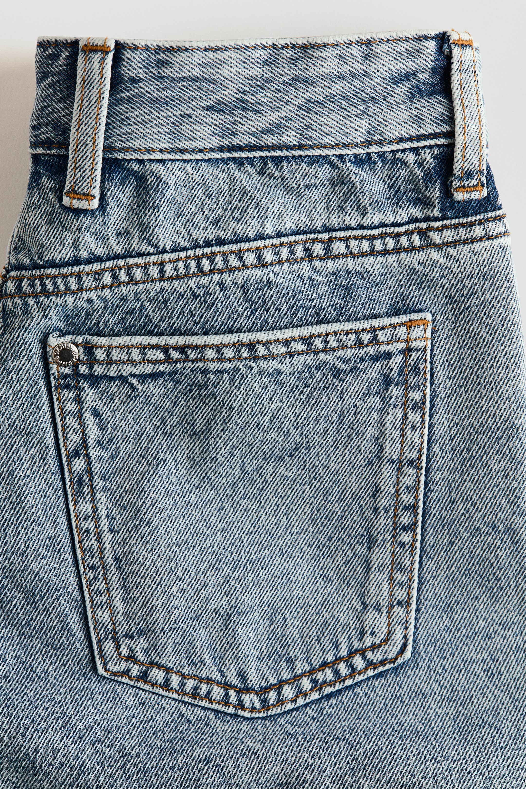 Short ample en denim
