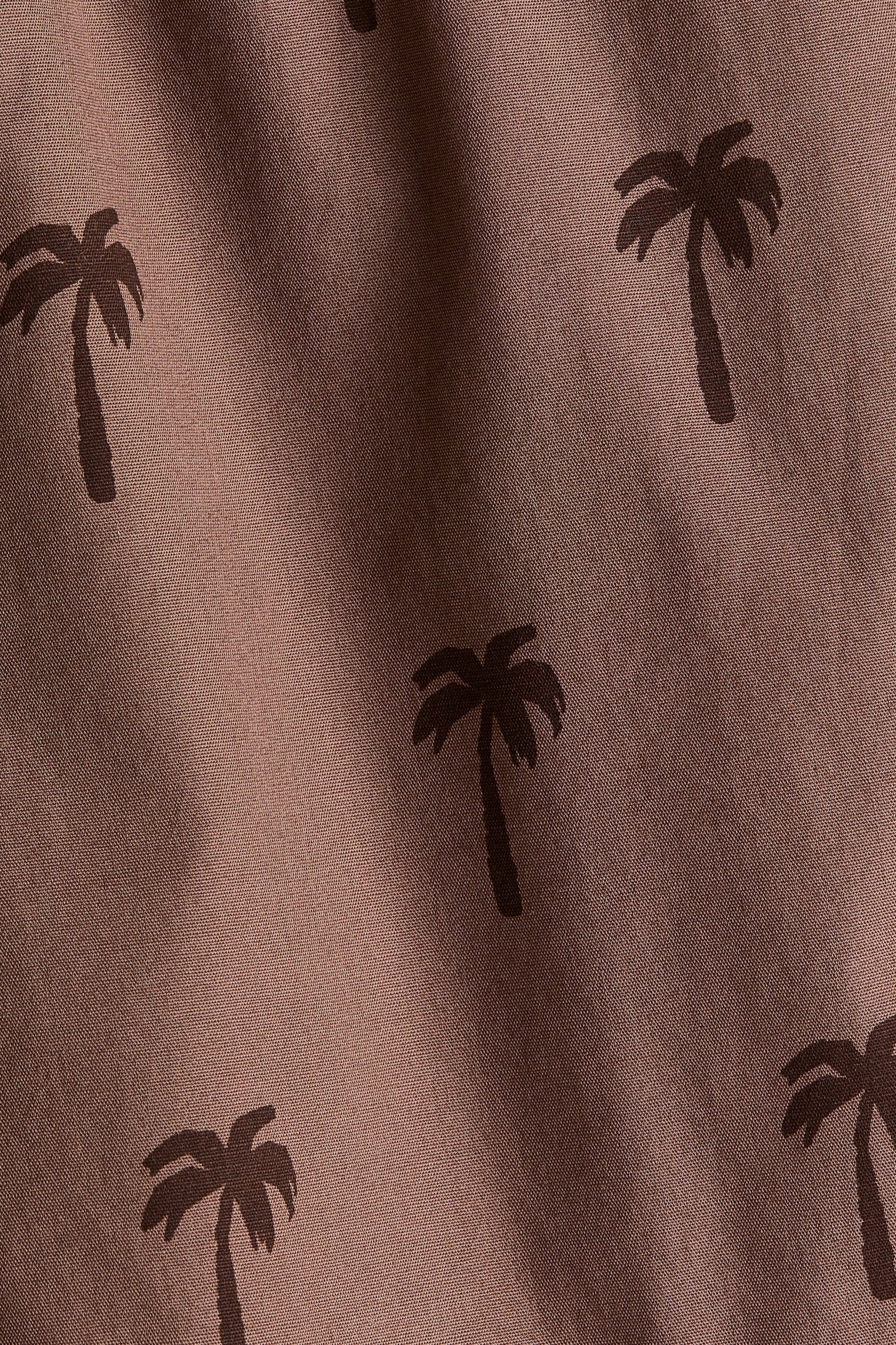 Cotton shorts-Brown - 4