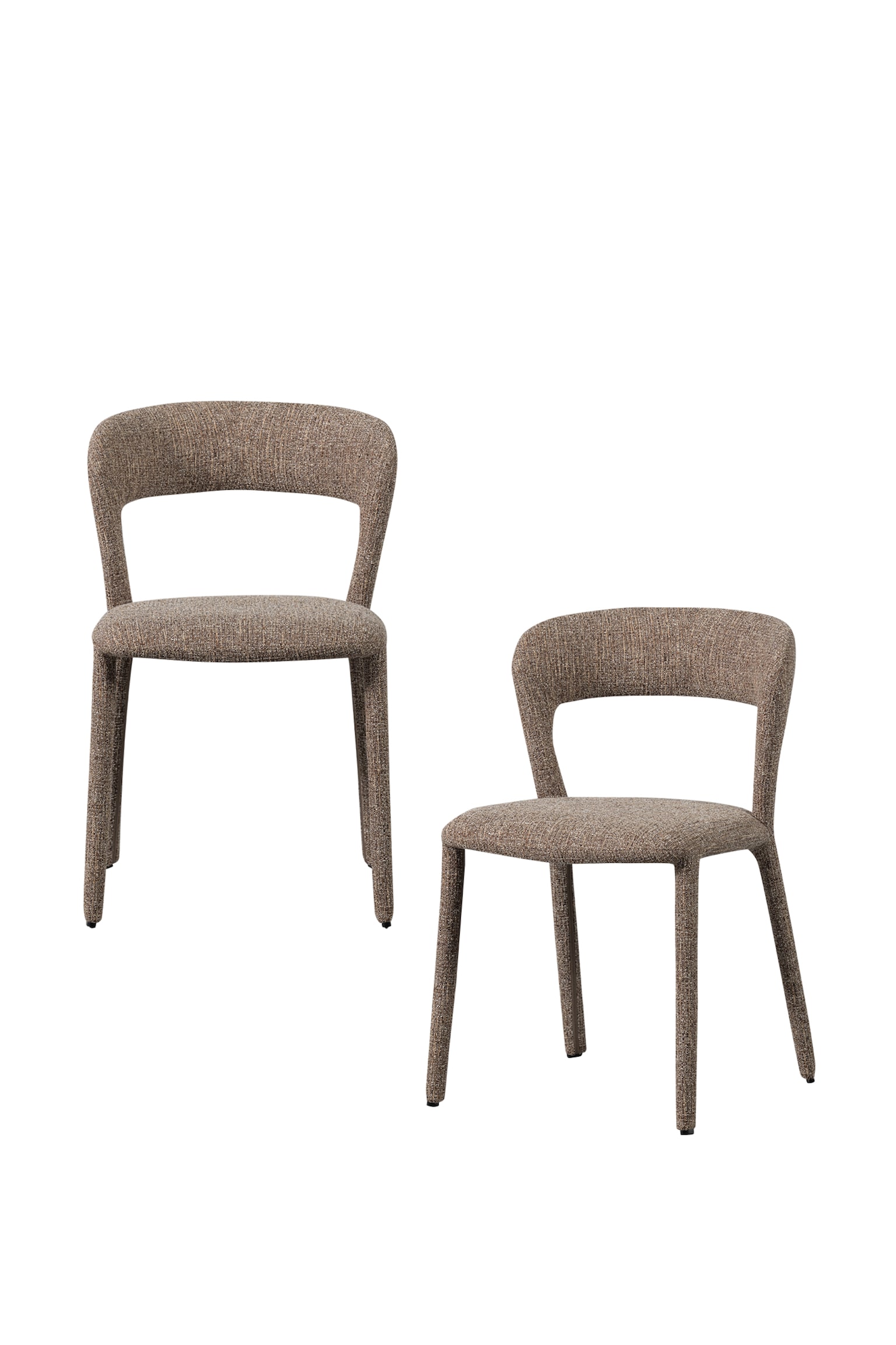 Noble Eetkamerstoel - Set Van 2 - Beige/Beige/Bruin/Taupe/Diverse/Beige - 2