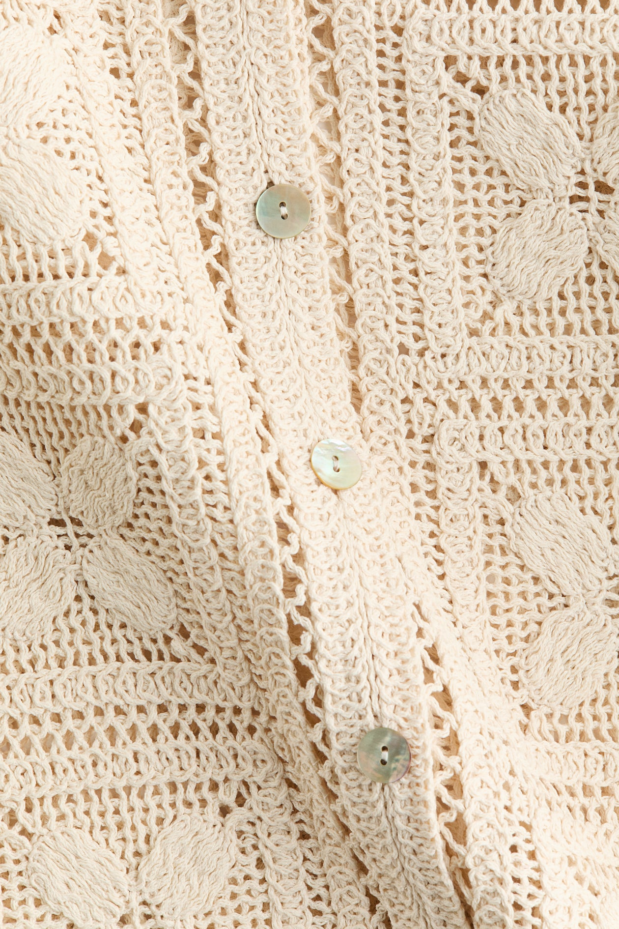 Crochet-Look Silk-Blend Shirt - image 2