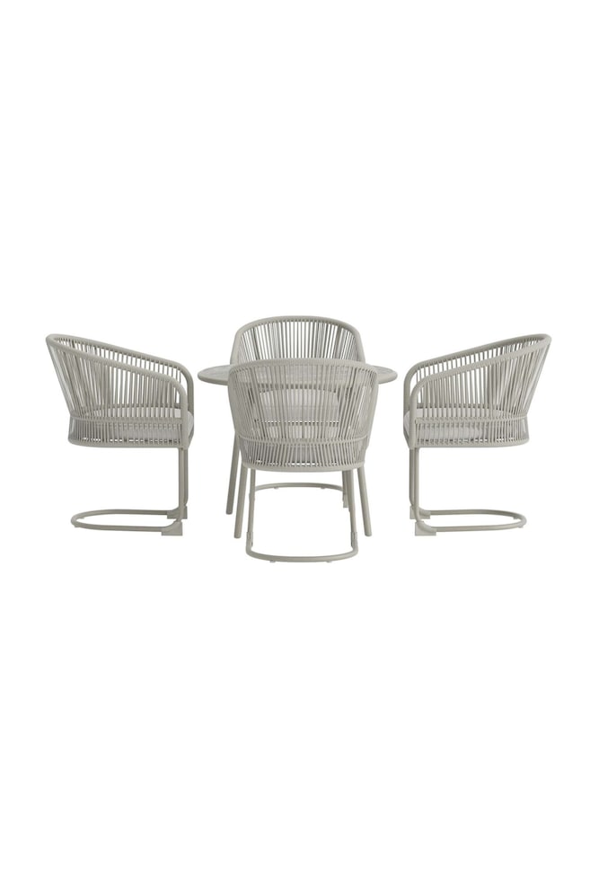 Ensemble Repas Tilos - Acier, Beige - 1