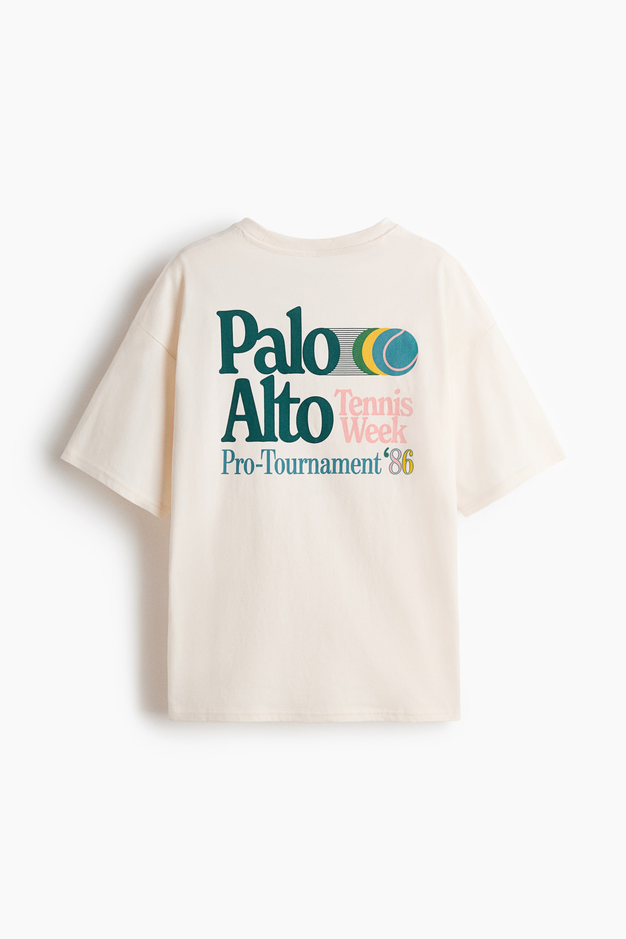 Женские футболки H&M Oversized Printed T-Shirt — фото 7